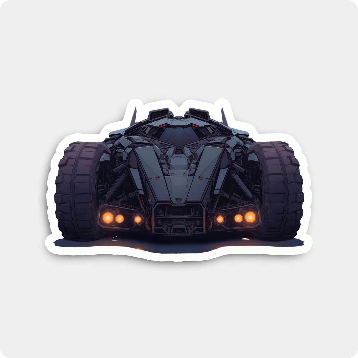Batman Batmobile Sticker – Dark Knight Ride