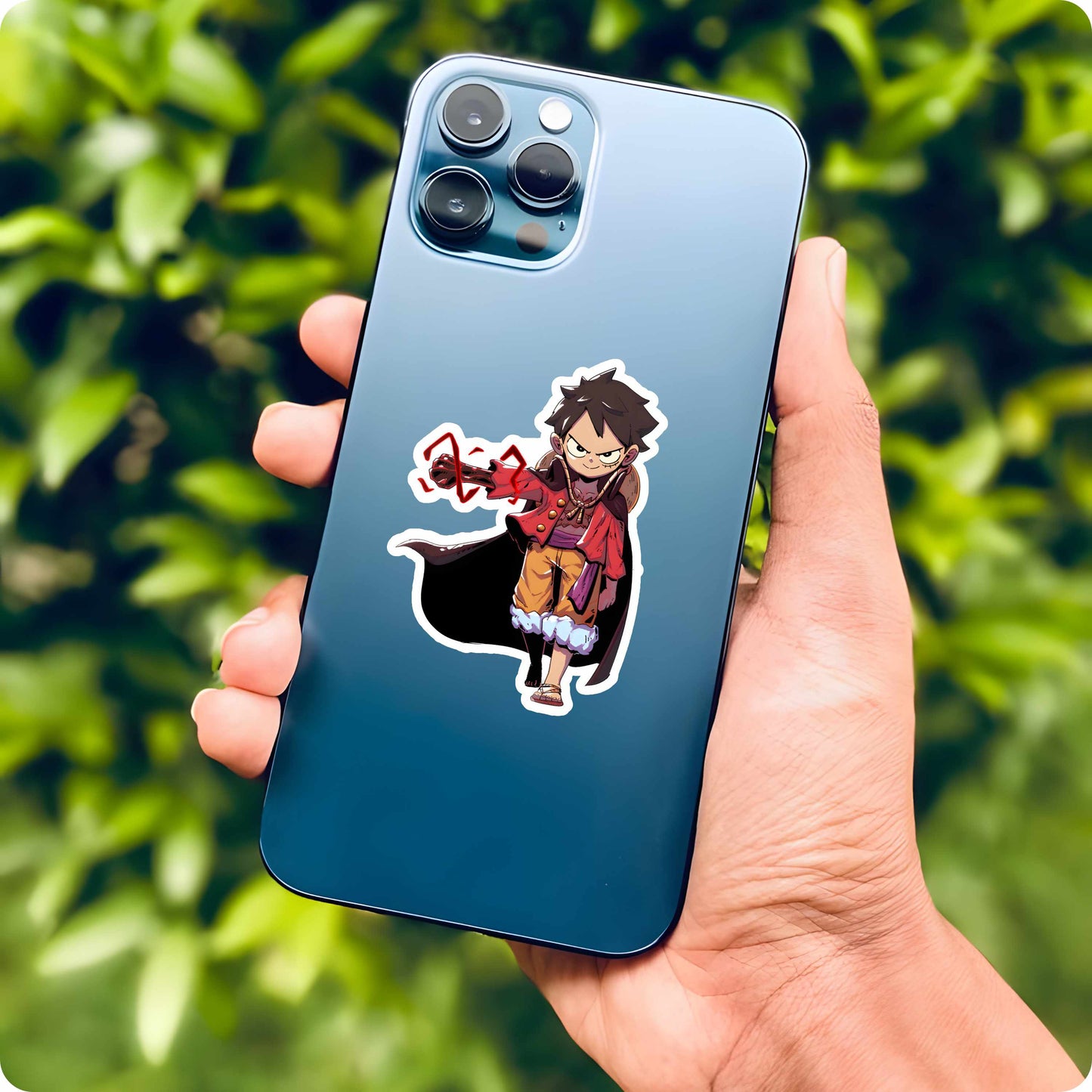 One Piece Luffy Armor Haki Sticker
