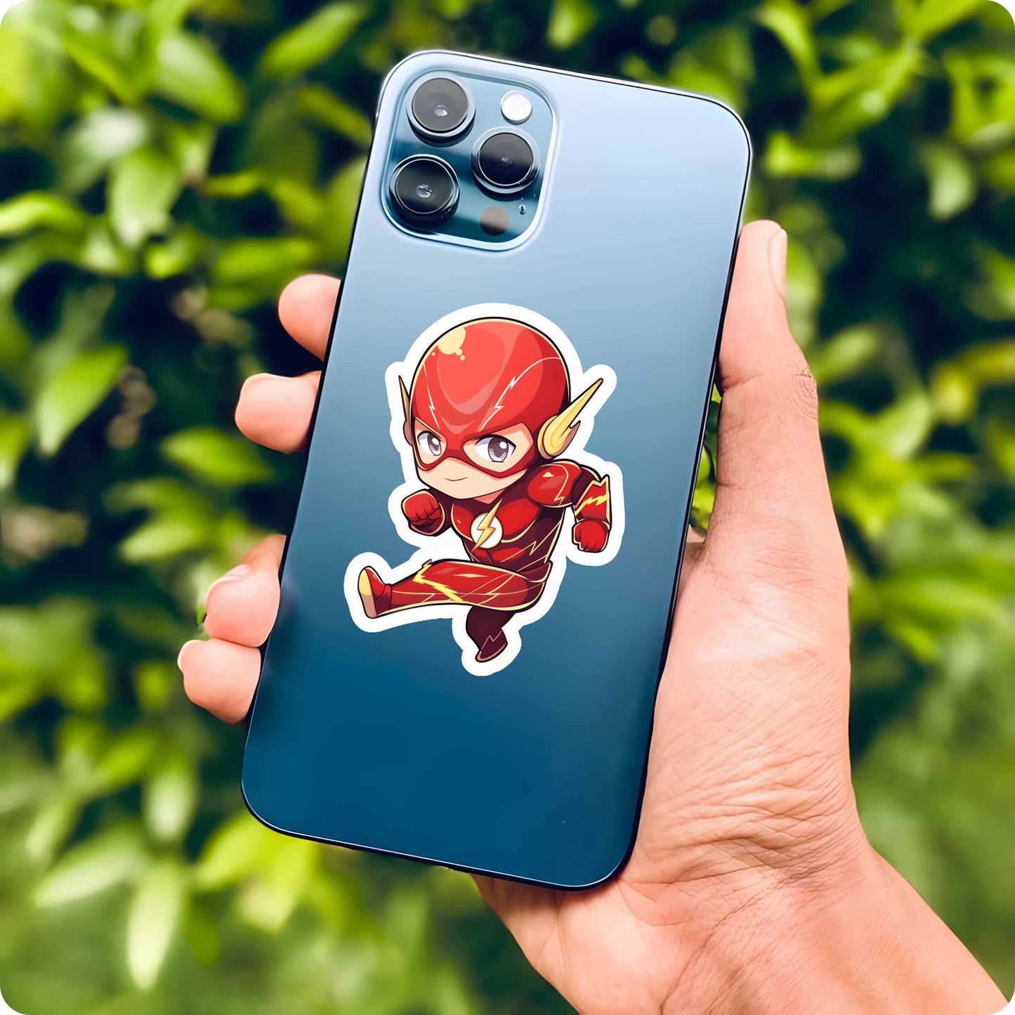 Flash Chibi Sticker – DC Superhero