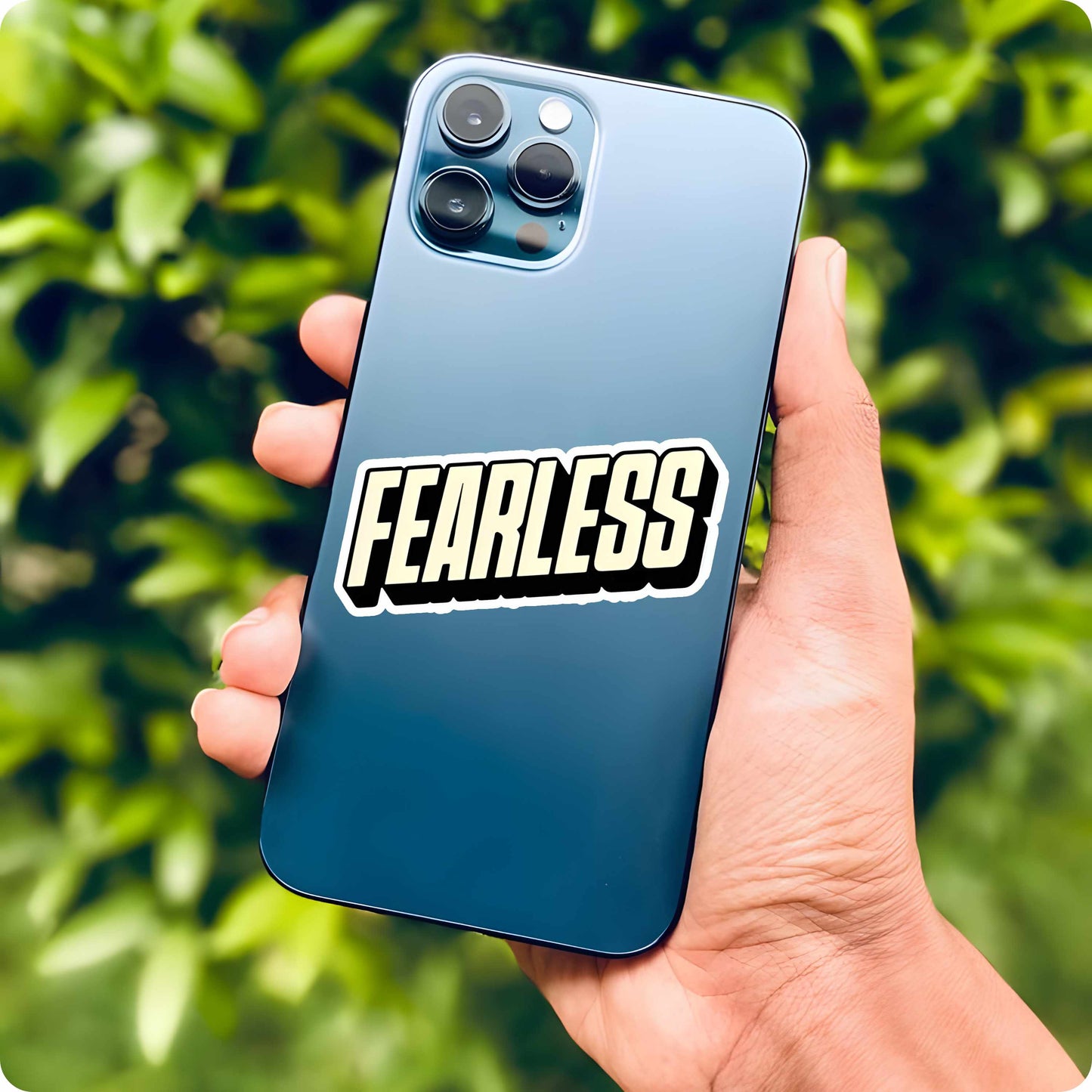 Fearless Sticker – Motivational Design