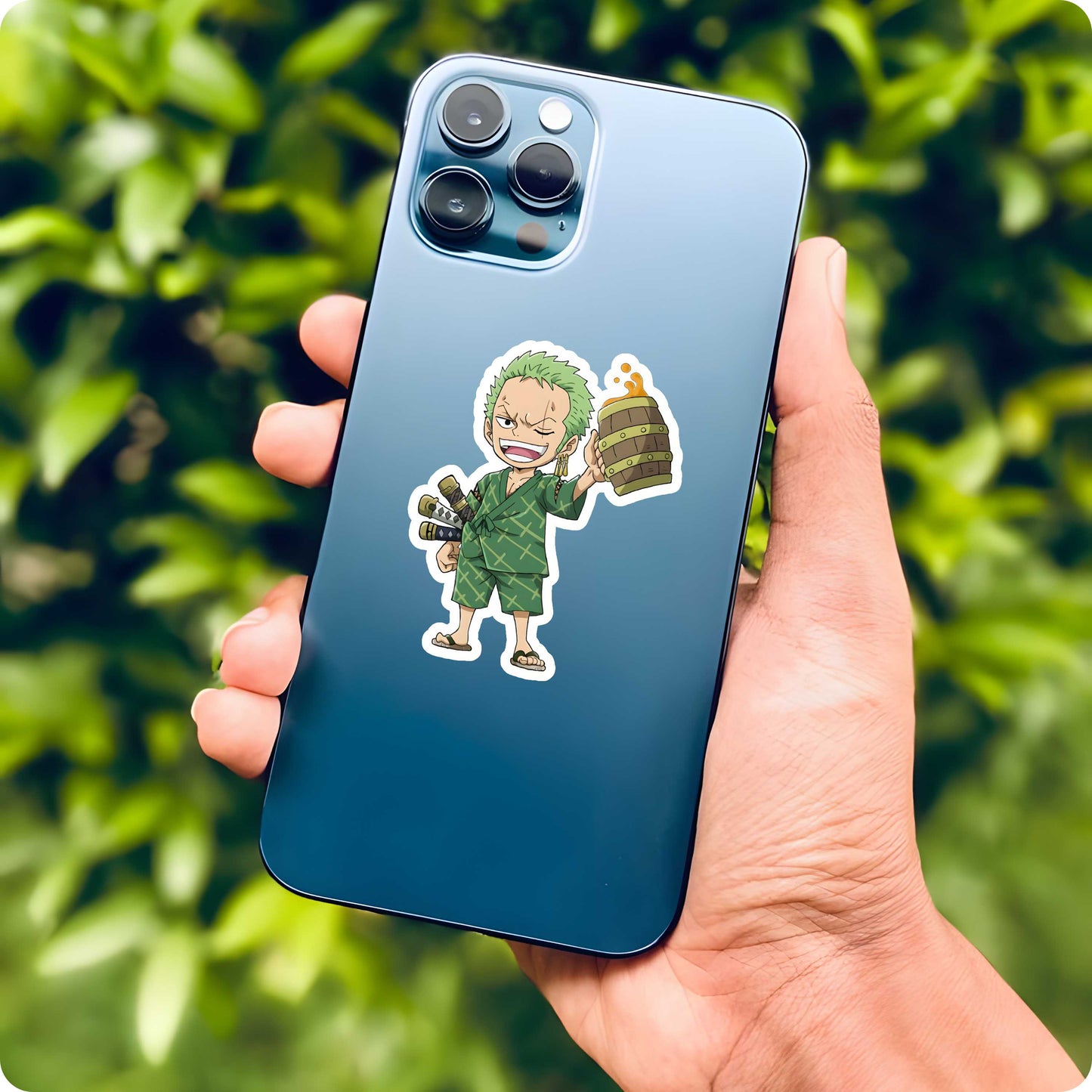 One Piece Zoro Booze Sticker