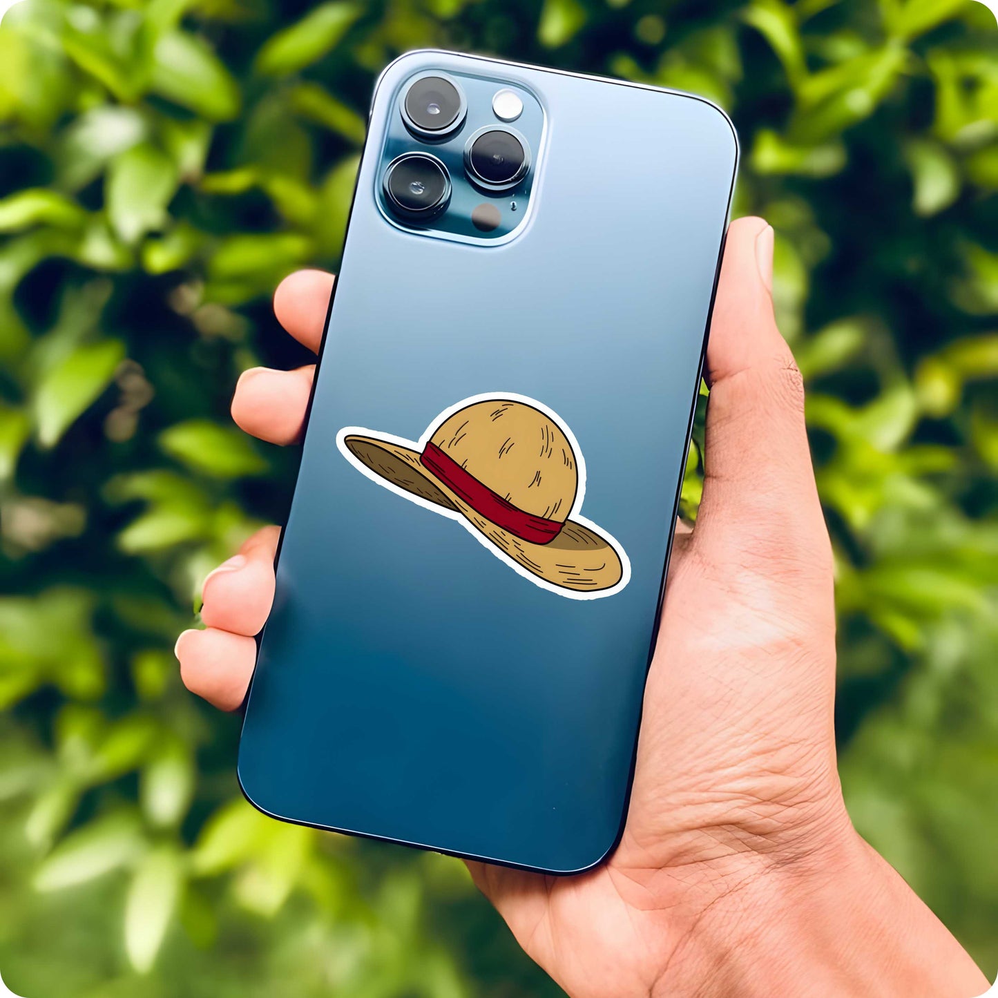 One Piece Luffy Straw Hat Sticker