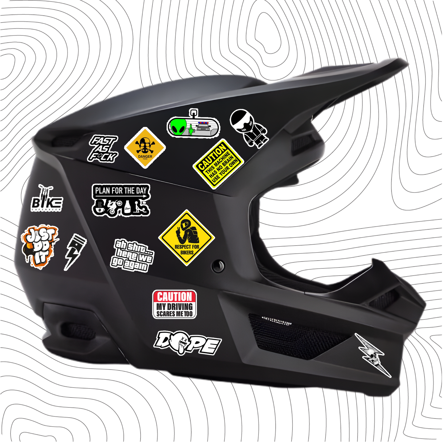 Riders Mini Stickers