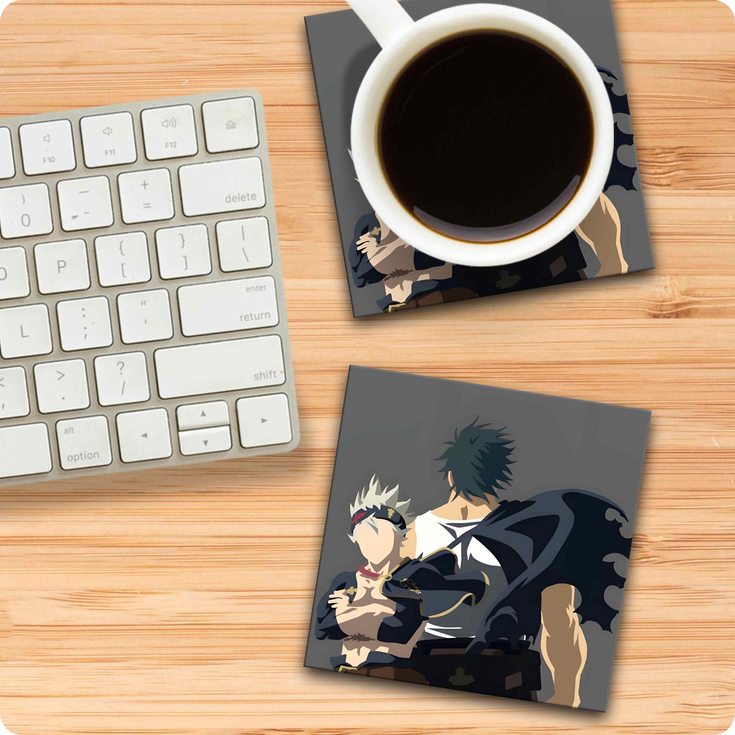 Black Clover Coaster – Asta & Yami Art Edition