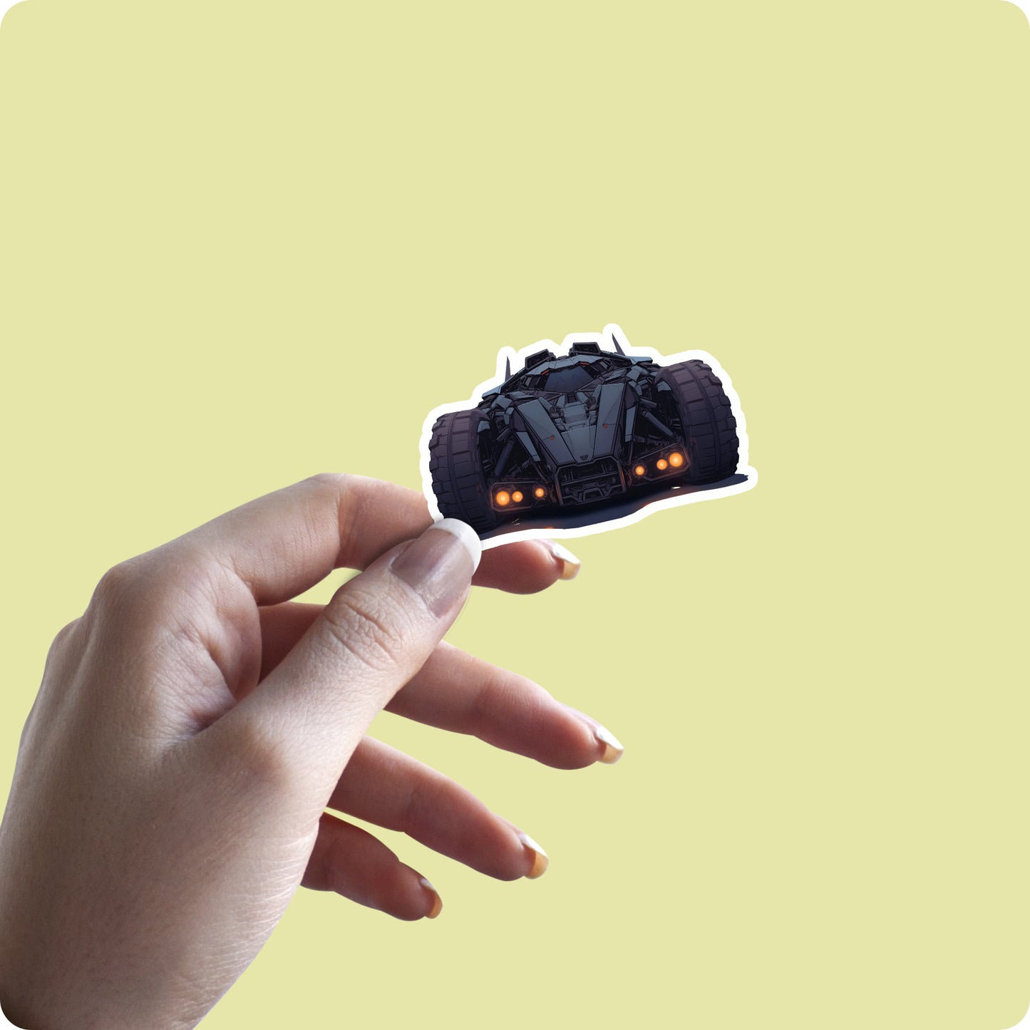 Batman Batmobile Sticker – Dark Knight Ride