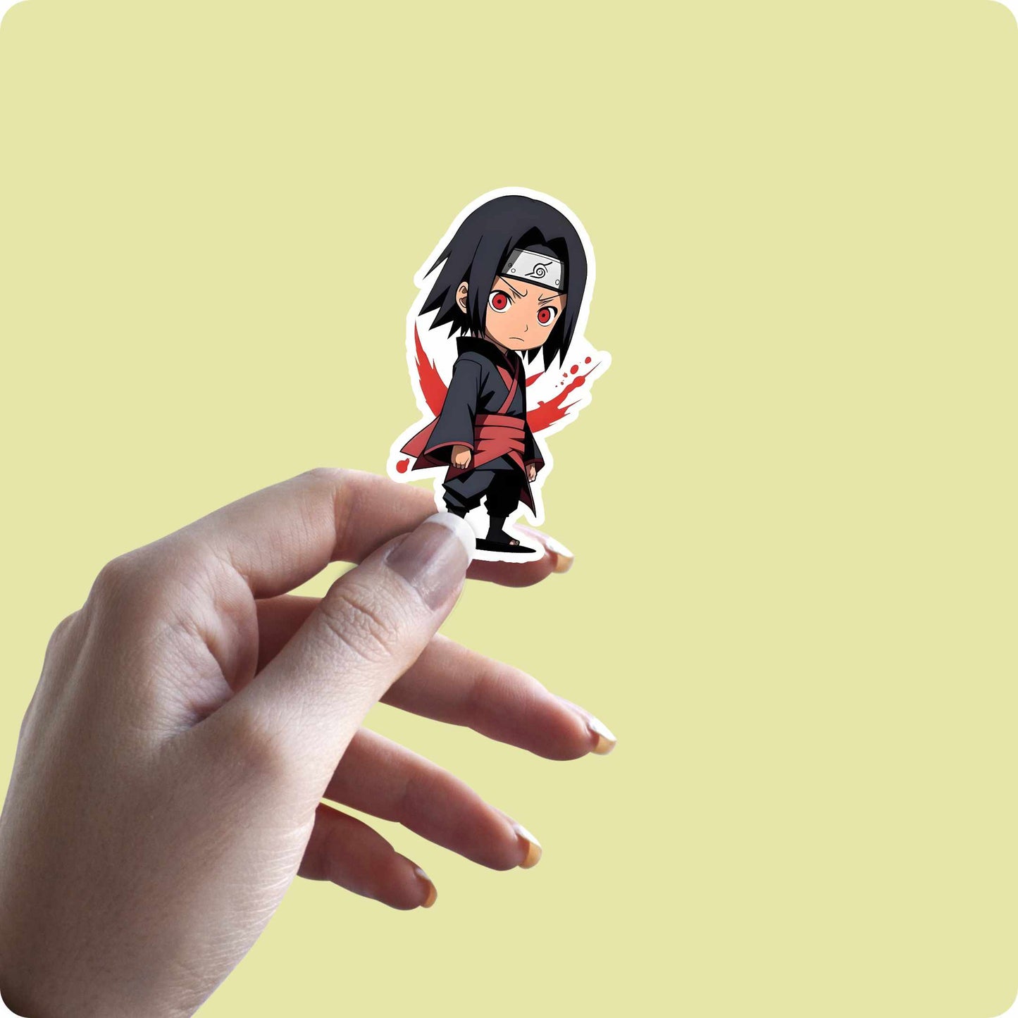 Naruto Itachi Uchiha Sticker – Cute Chibi Version