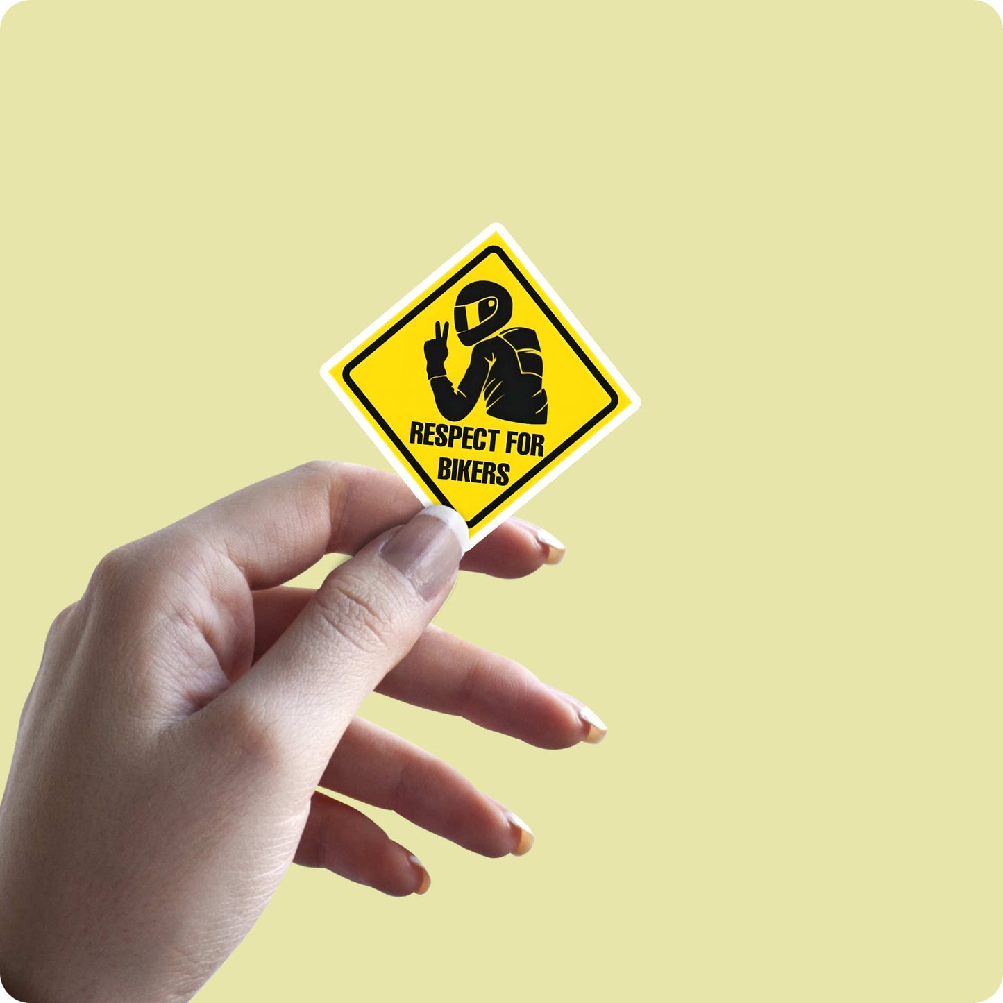 Respect for Bikers Sticker - Biker Accessories