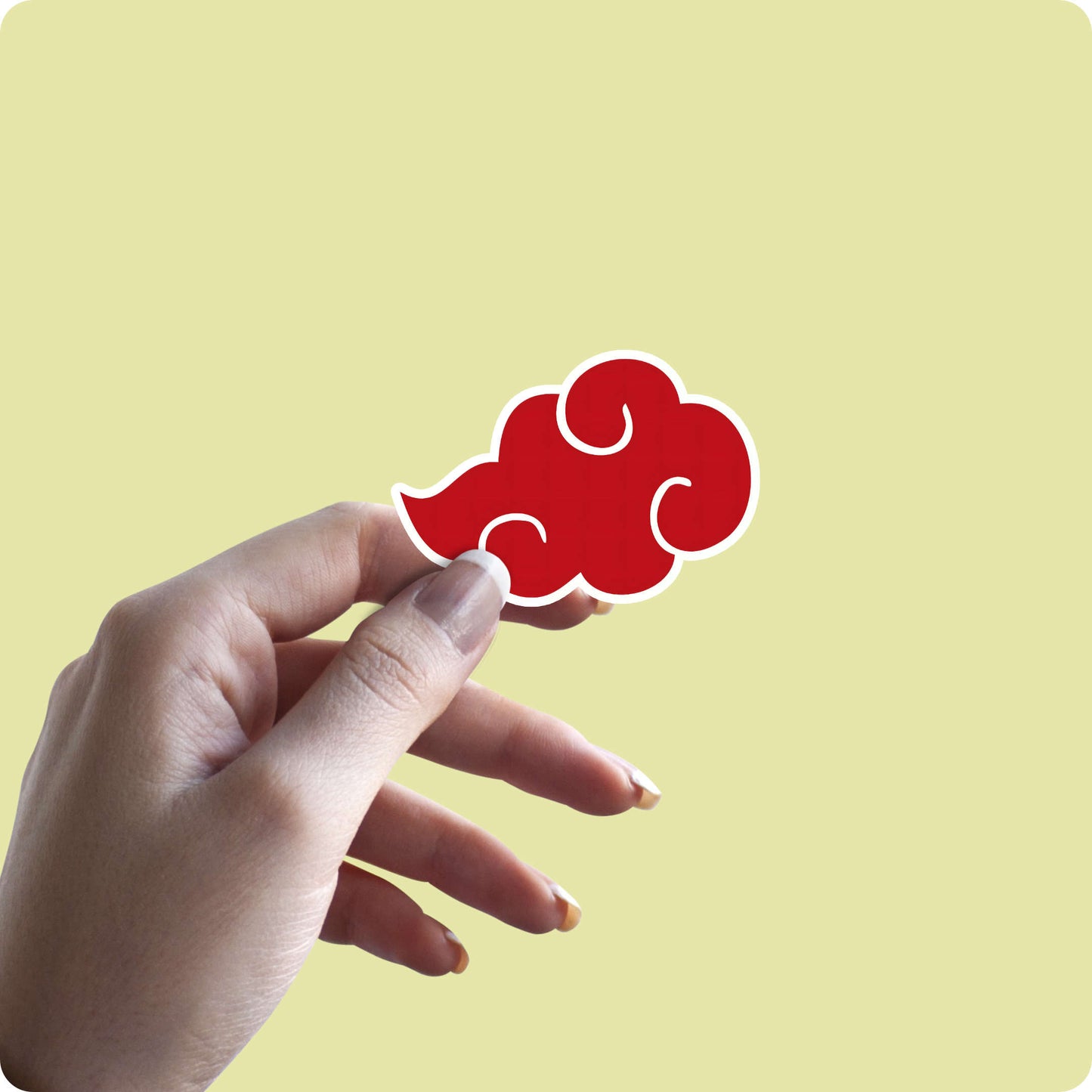 Naruto Akatsuki Cloud Sticker - Anime Villains