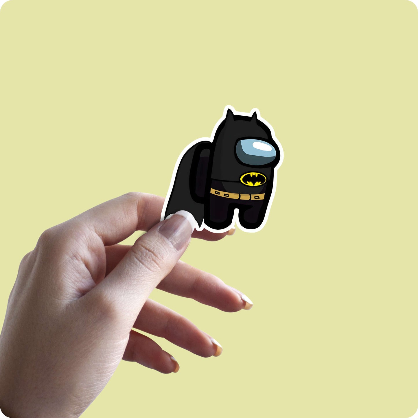 Batman Among Us Style Sticker - DC Impostor