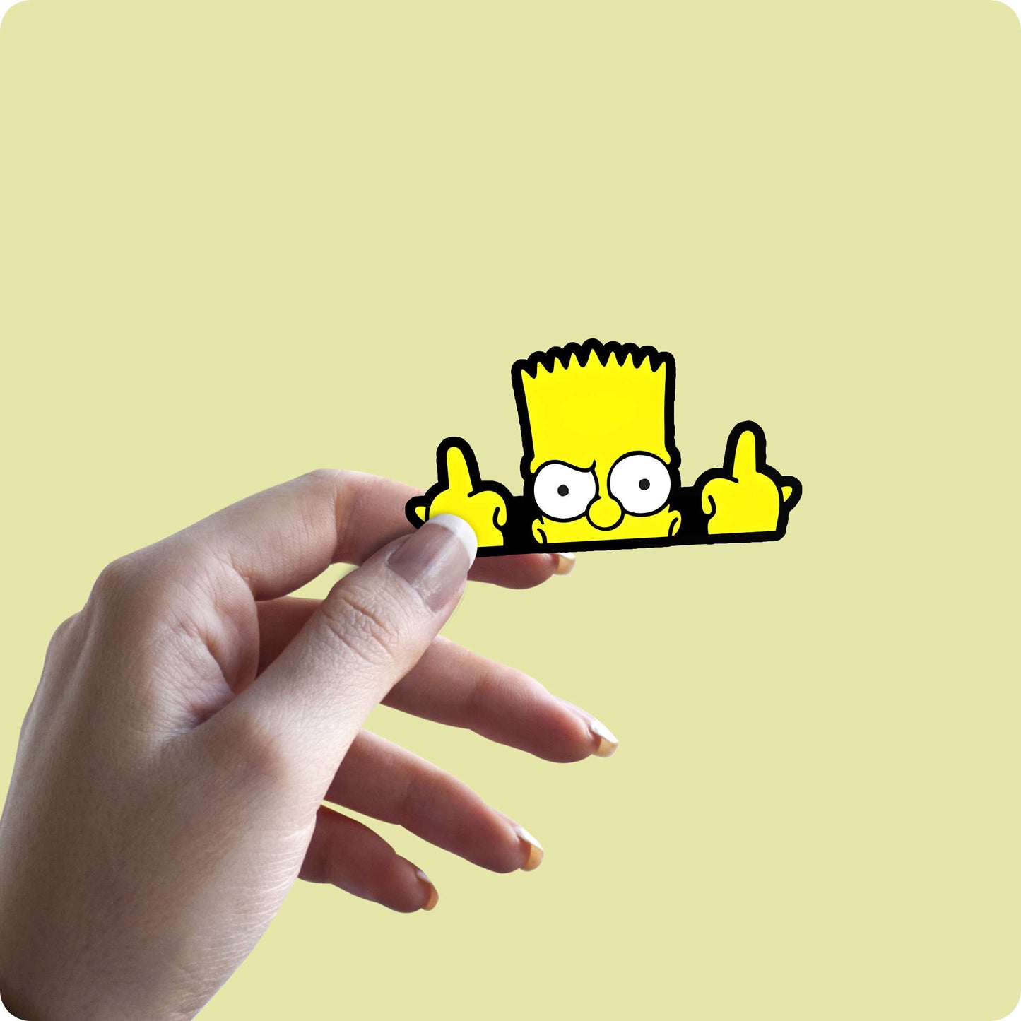 Simpsons Bart Savage Sticker