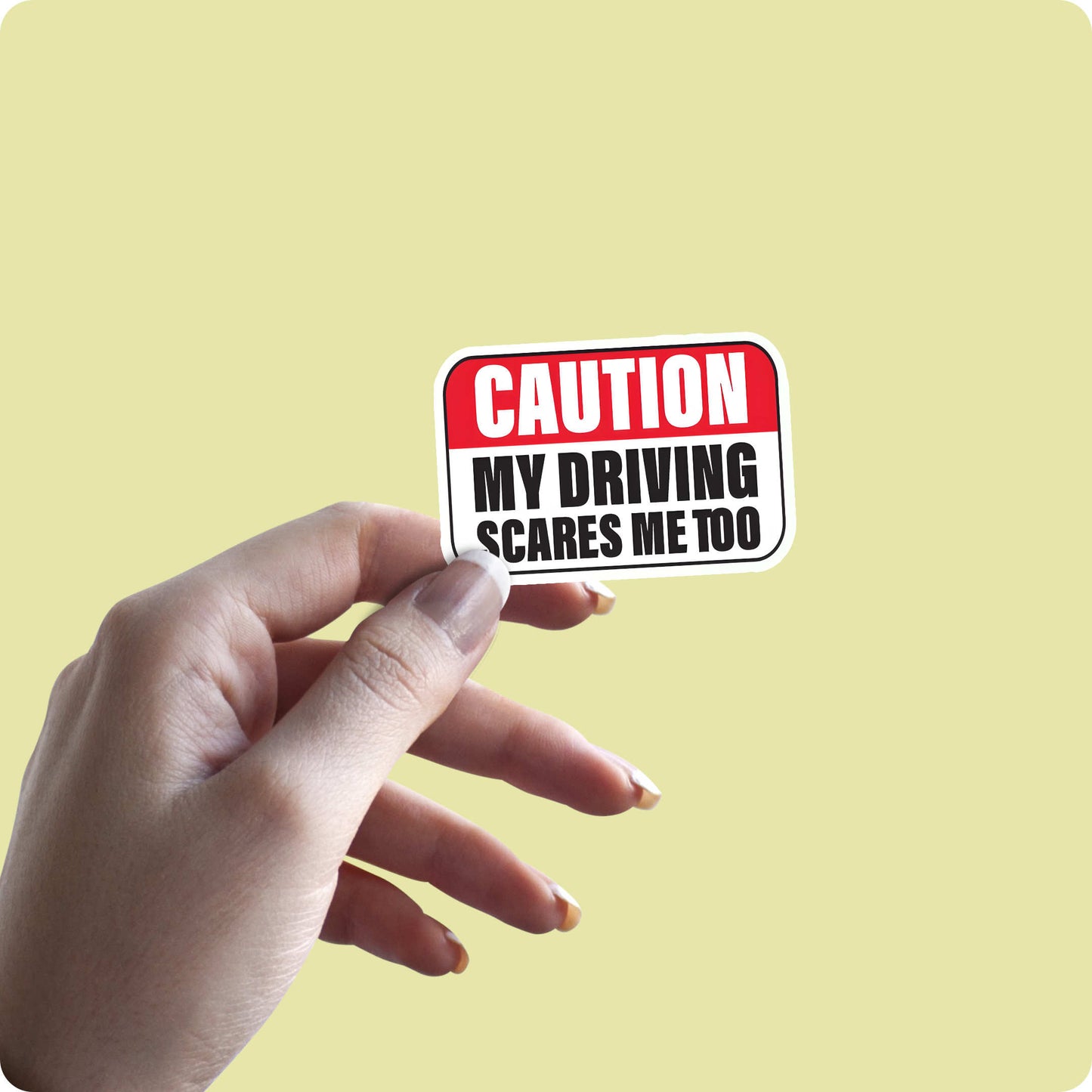Biker Caution Sticker - Respect the Rider