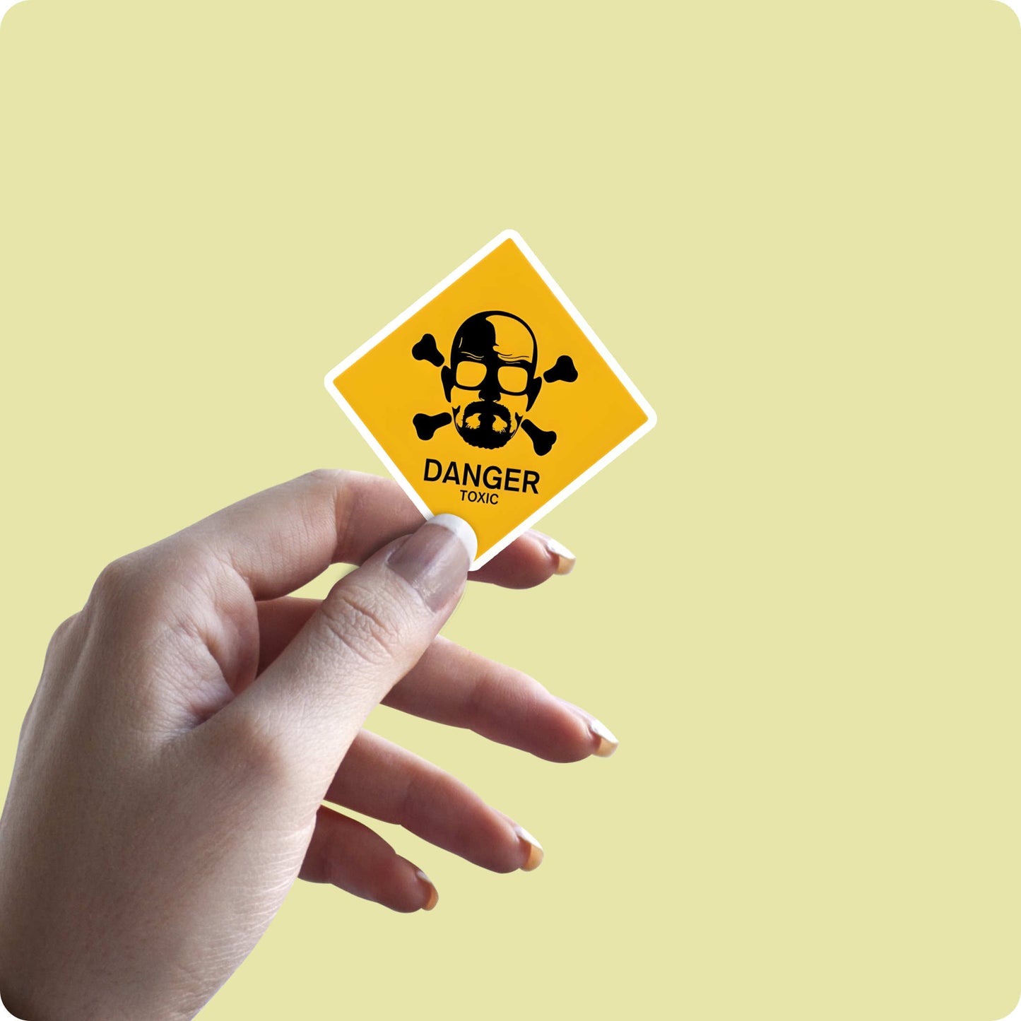 Breaking Bad Walter White Sticker – Danger Toxic