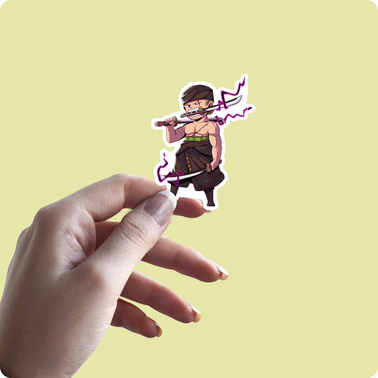 One Piece Zoro Sword Haki Sticker - Vice Captain