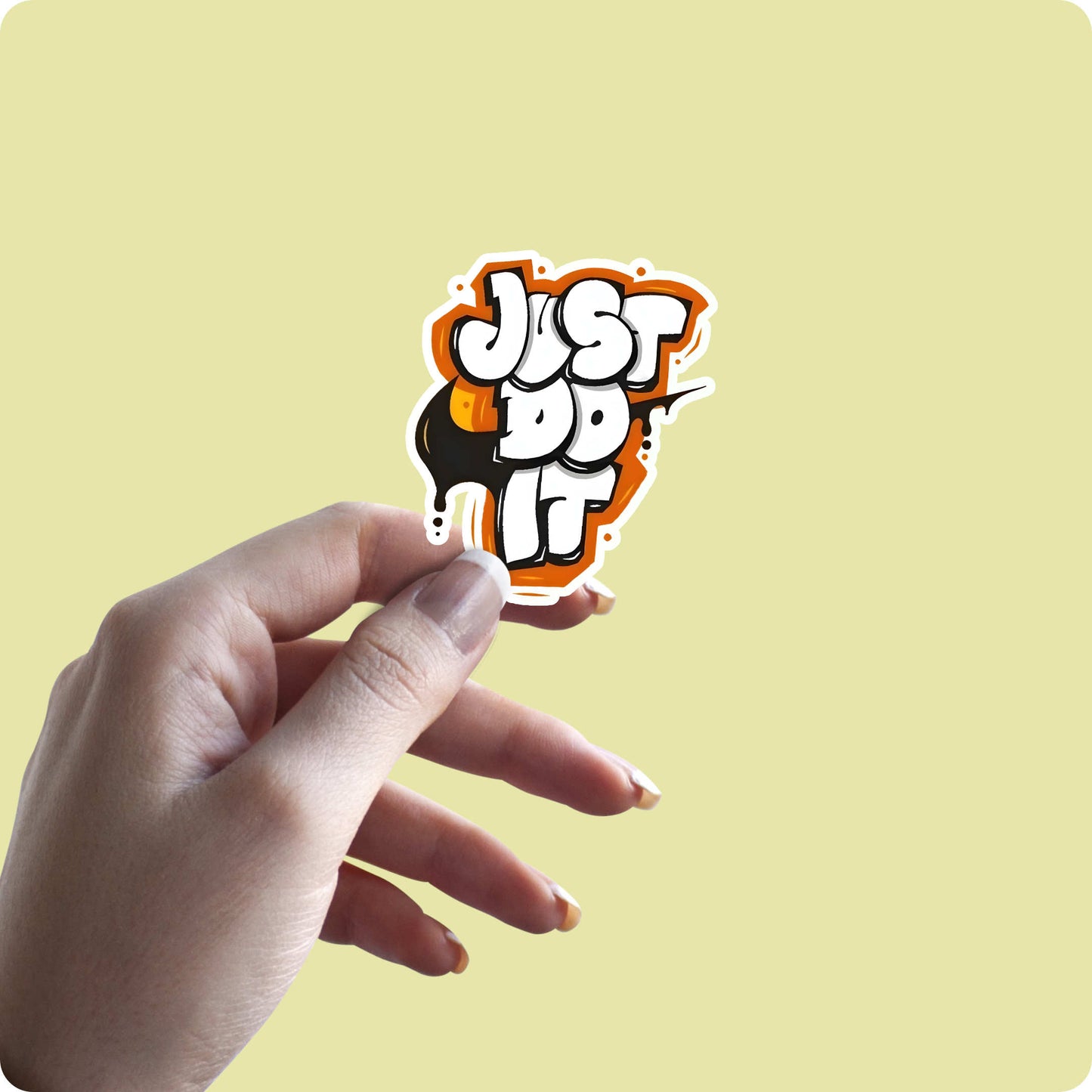 Just Do It Funny Sticker – Motivational Meme
