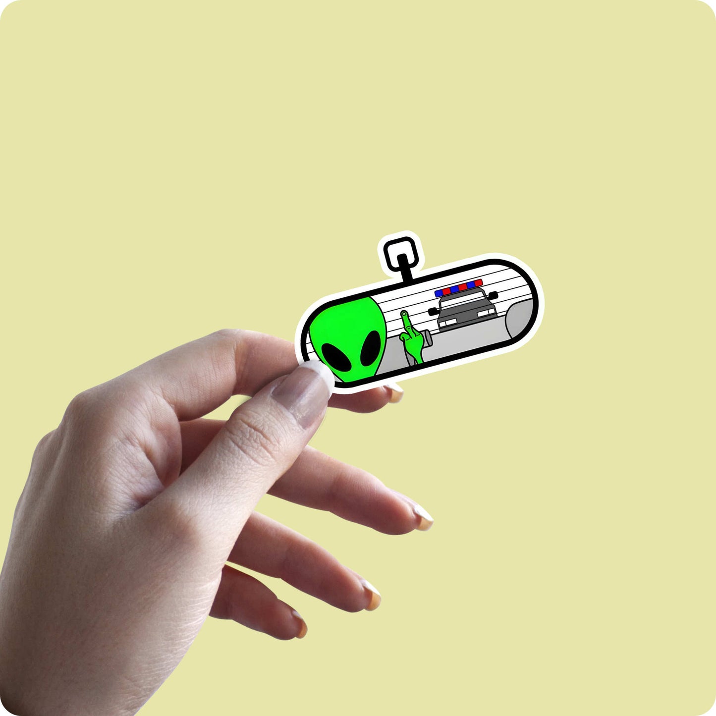 Aline Thug Sticker - Cop Chase