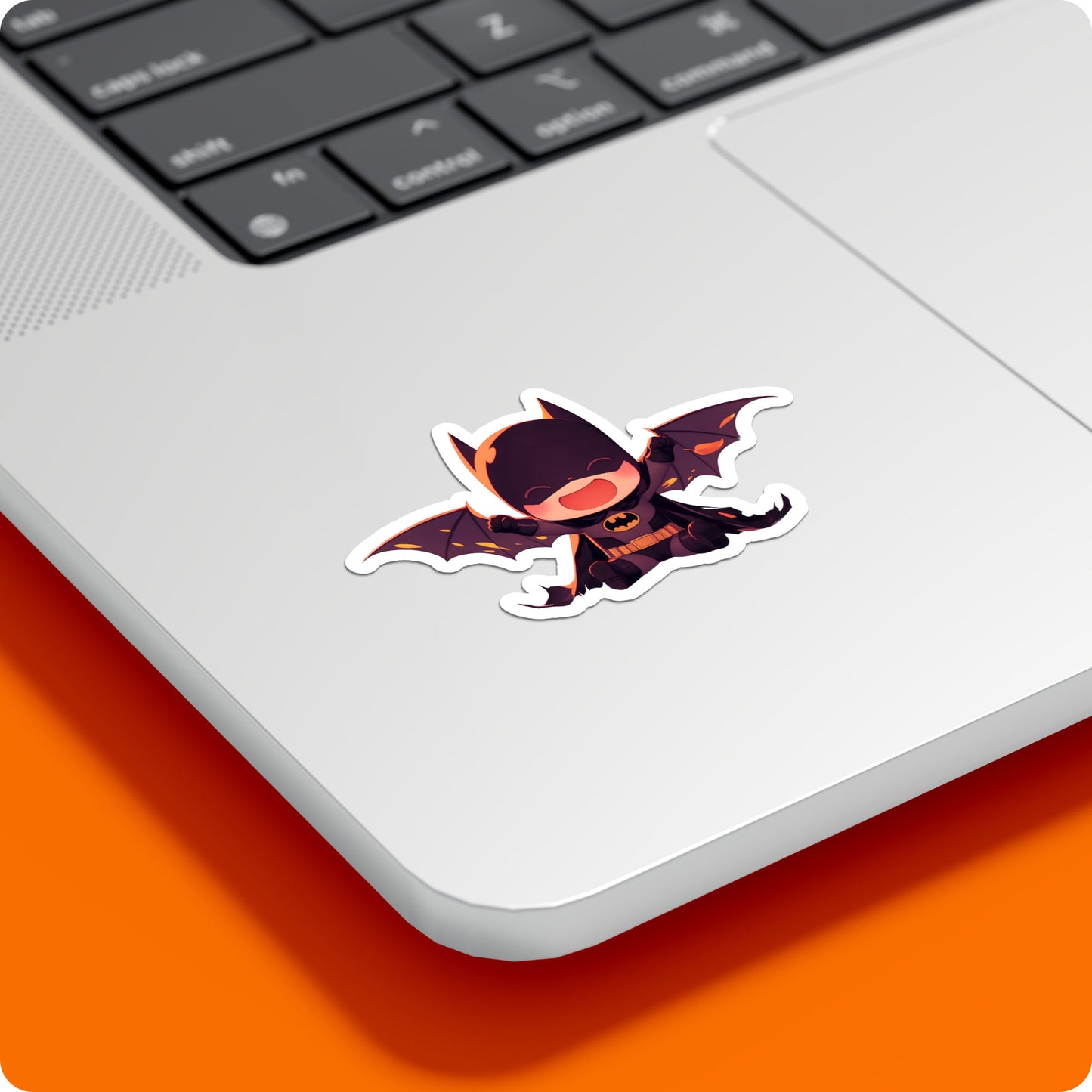 Batman Chibi Sticker – Mini Gotham Guardian