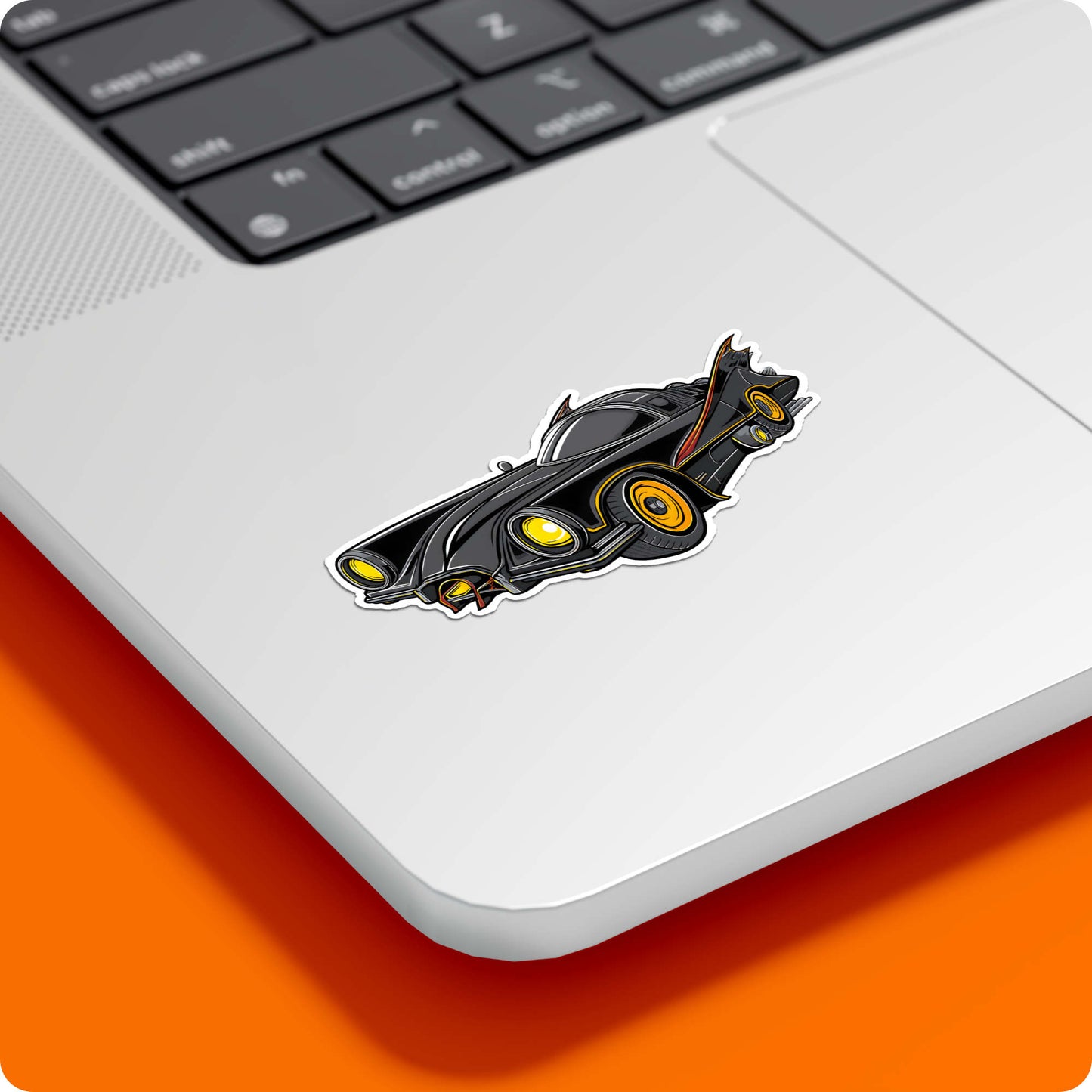 Batman Batmobile Sticker – Comic Style