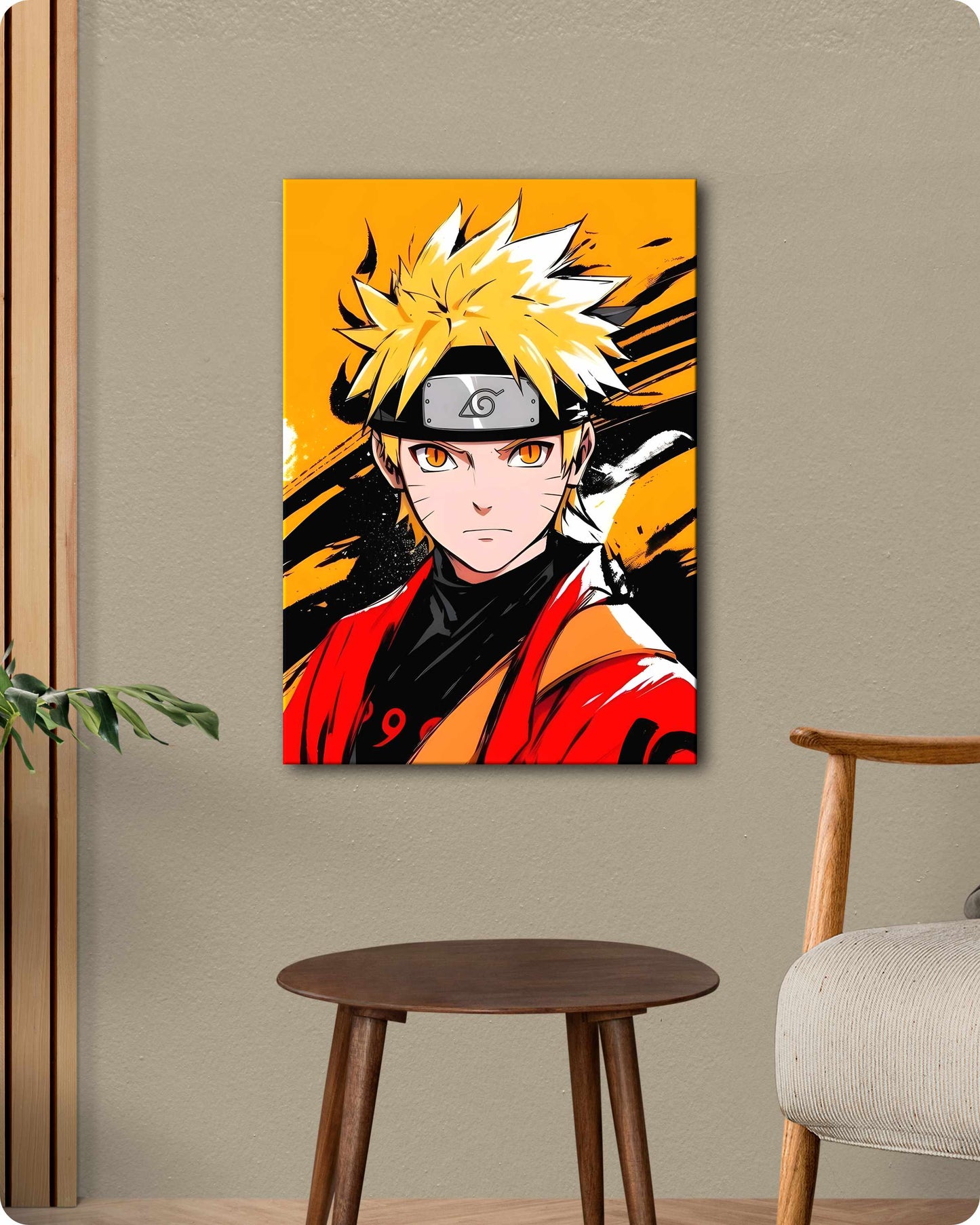Naruto Uzumaki Sage Mode Metal Poster