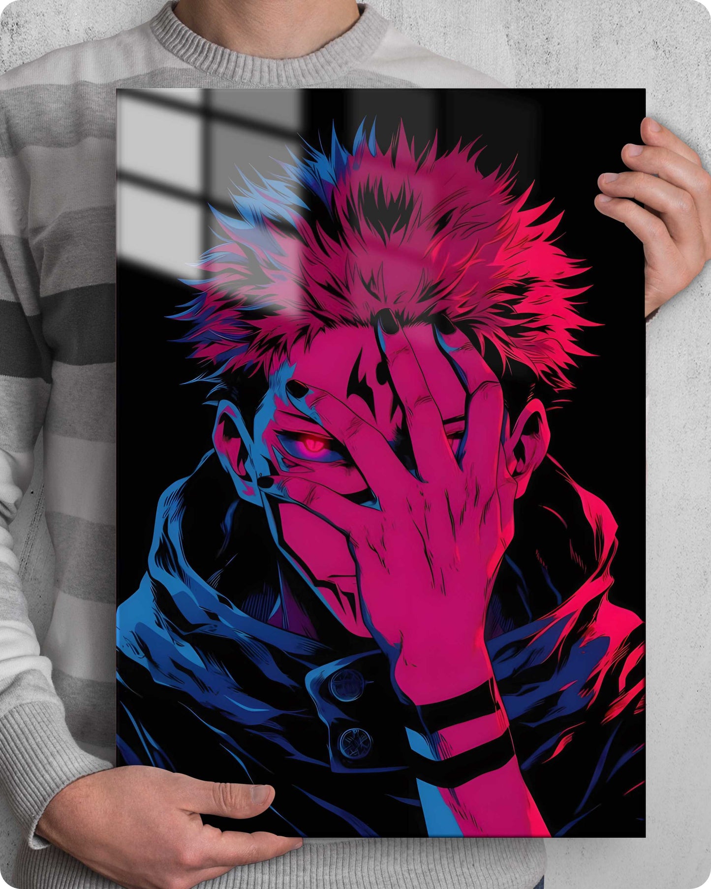 Jujutsu Kaisen Sukuna Metal Poster