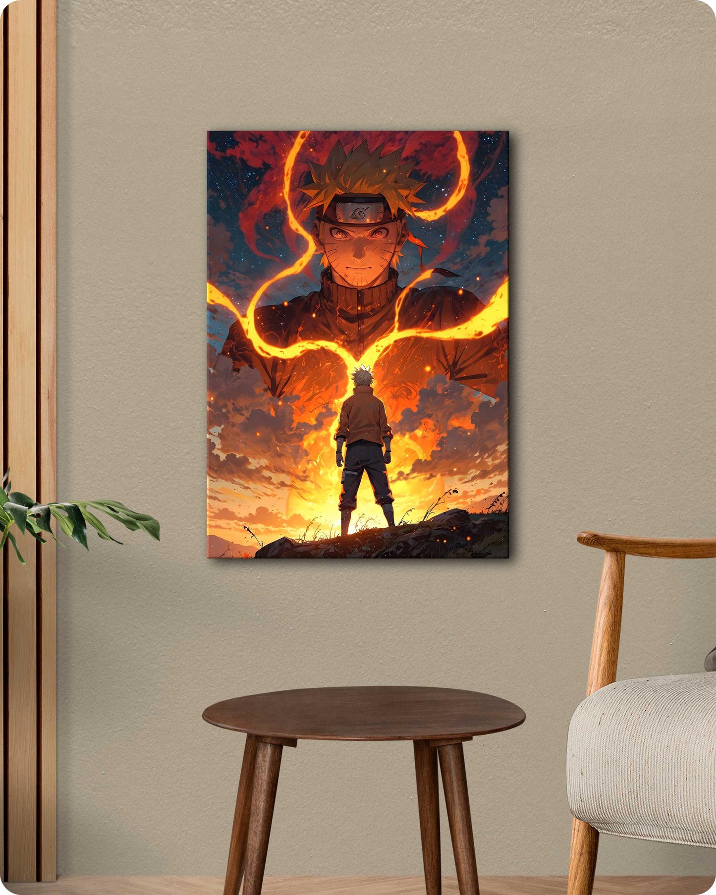 Naruto Uzumaki Metal Poster – Nine-Tails