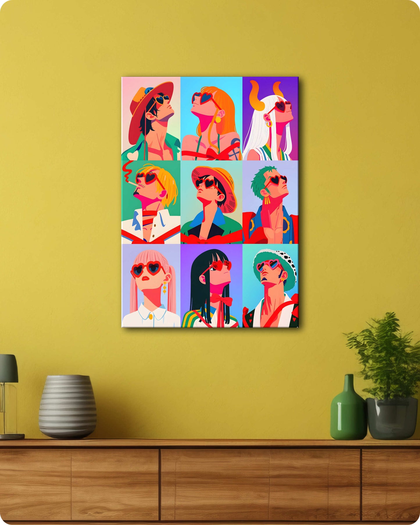 One Piece Epic Character Metal Poster