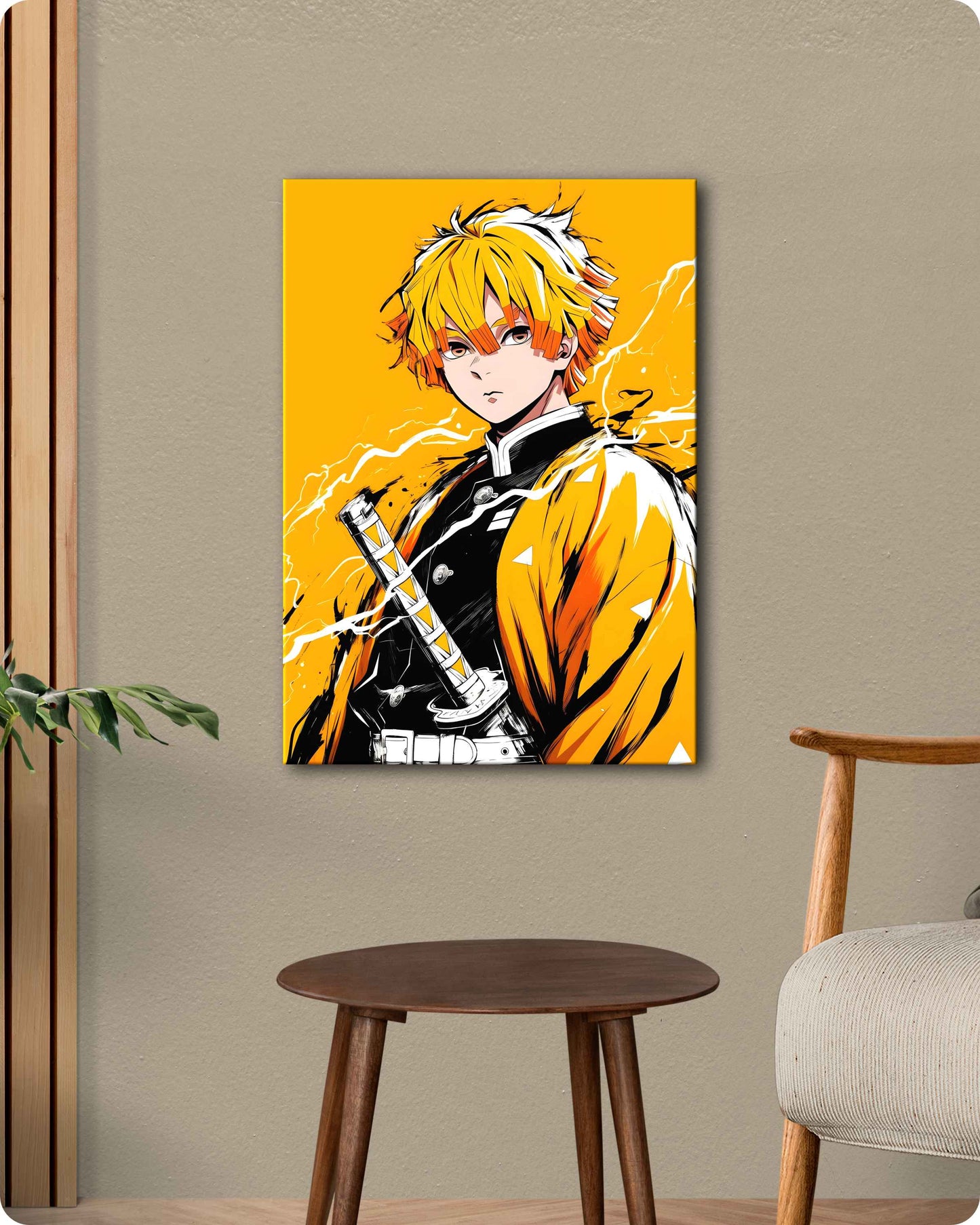 Demon Slayer Zenitsu Metal Poster – Thunder Breathing
