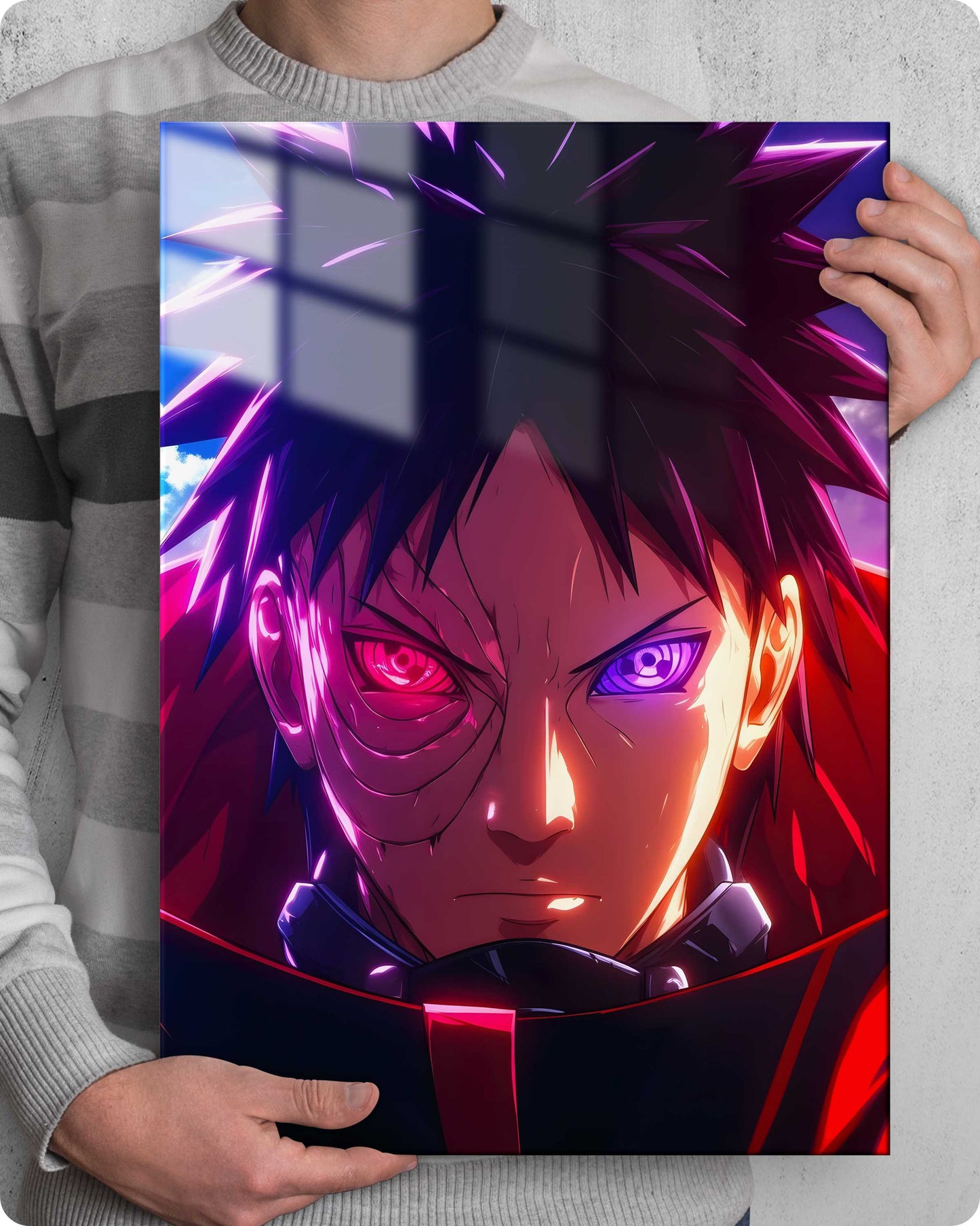 Obito Uchiha Metal Poster – Naruto Anime