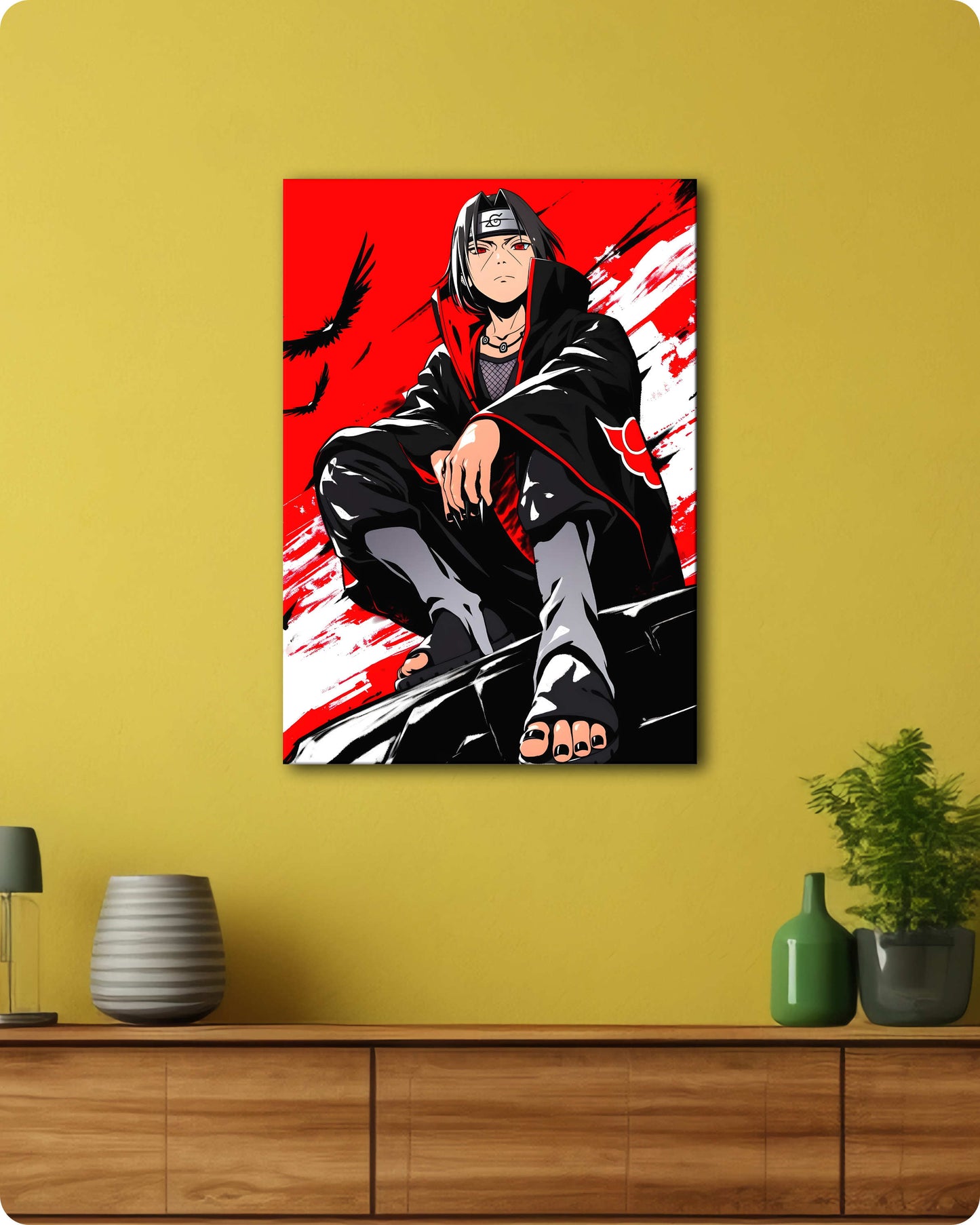 Itachi Uchiha Metal Poster - Naruto Anime