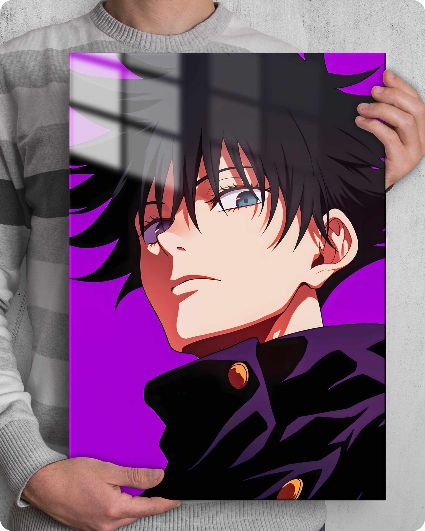 Jujutsu Kaisen Megumi Fushiguro Metal Poster