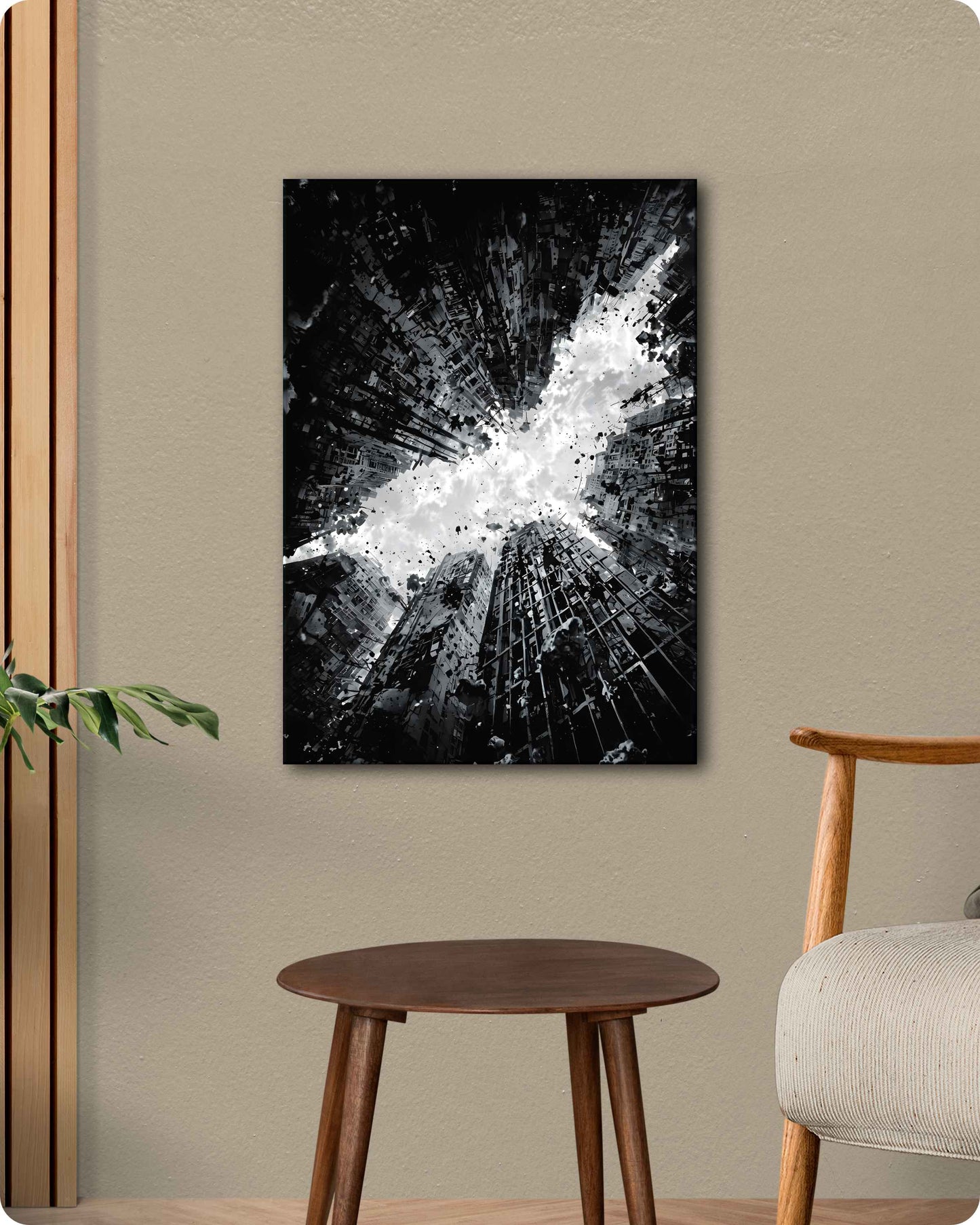 Batman Emblem Metal Poster – The Dark Knight Rises DC Superhero