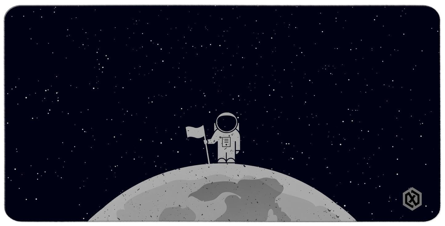 Astronaut on Moon Deskmat – Space Explorer