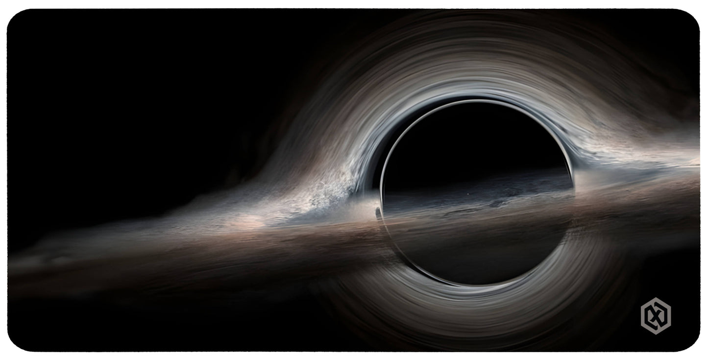 Black Hole Deskmat - Interstellar Inspired