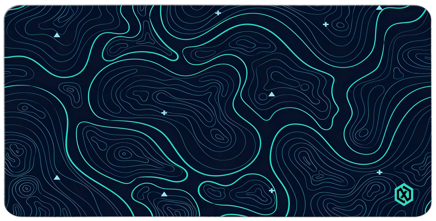 Abstract Linescape Deskmat - Sleek Line Patterns
