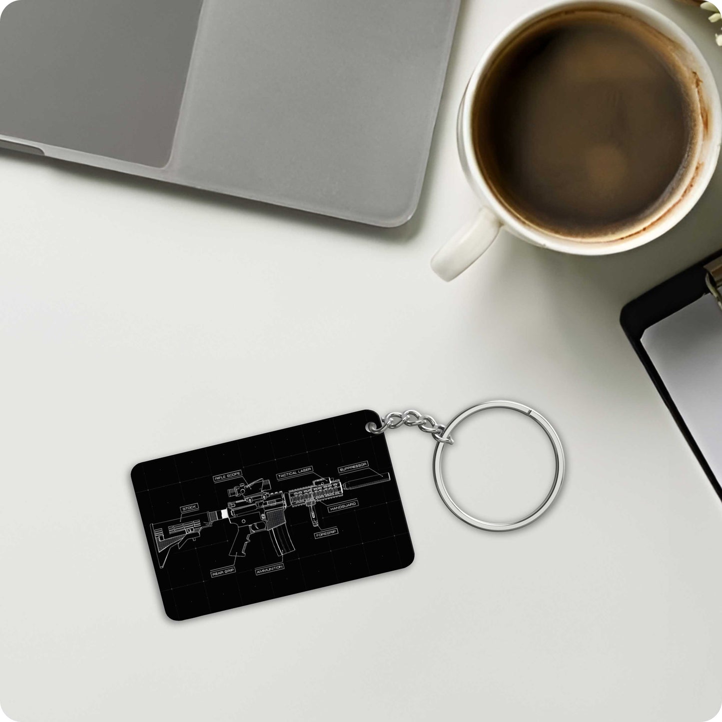 Gun Spec Game Keychain – Military Gear