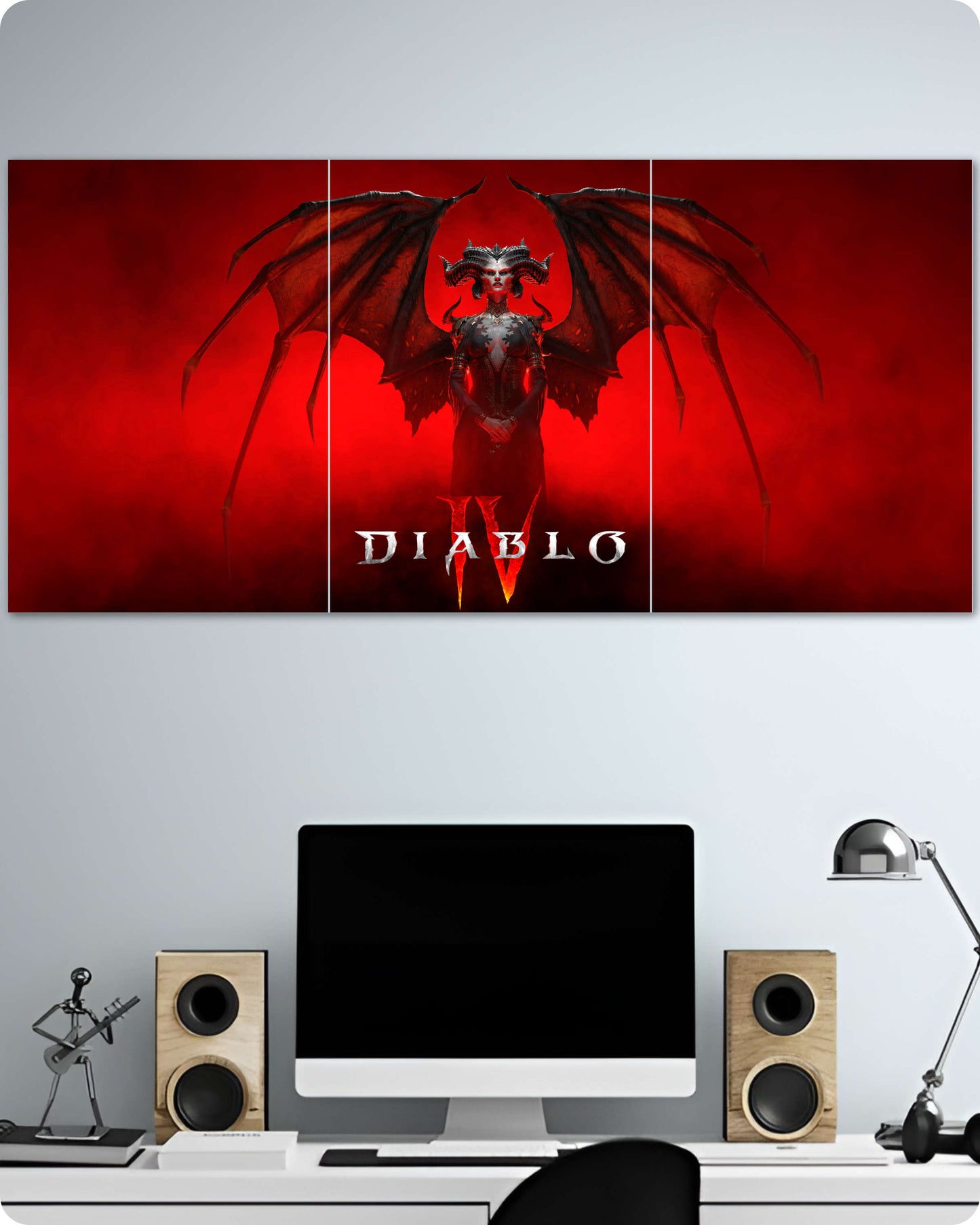 Diablo IV Game Poster - 3-Piece Split Set | 1x3