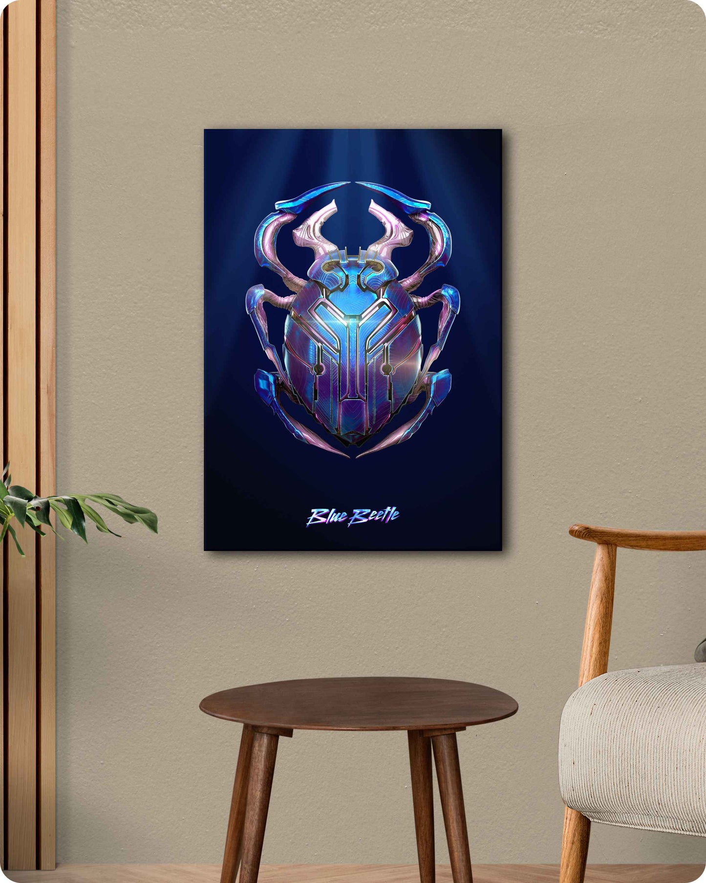 Blue Beetle Metal Poster – DC Superhero