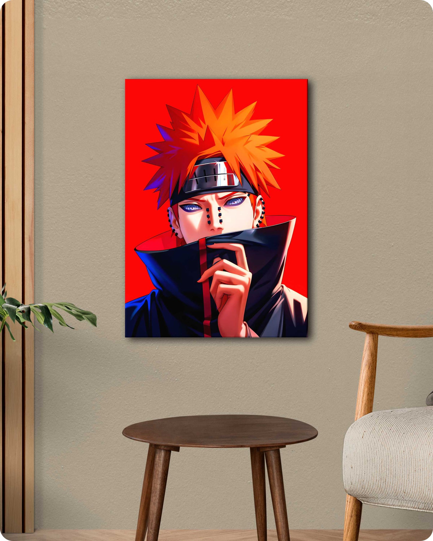 Pain Almighty Push Metal Poster – Naruto Anime