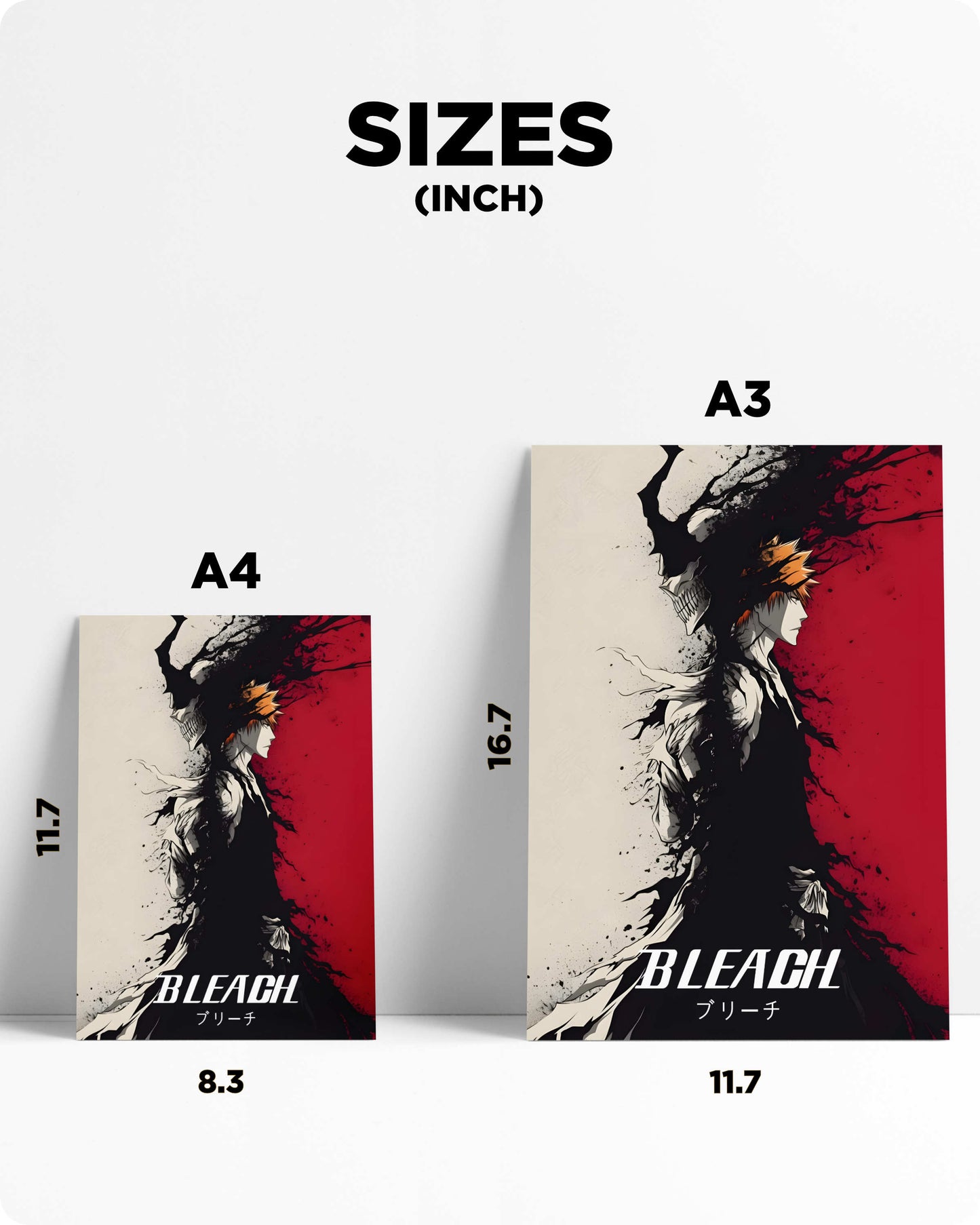 Bleach Ichigo Kurosaki Metal Poster – Bankai