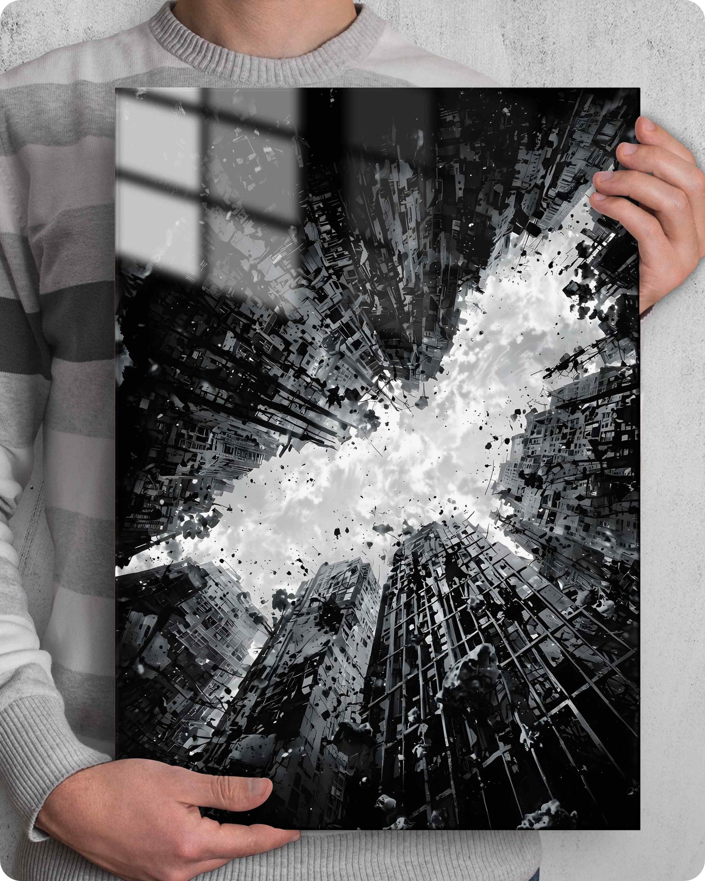 Batman Emblem Metal Poster – The Dark Knight Rises DC Superhero