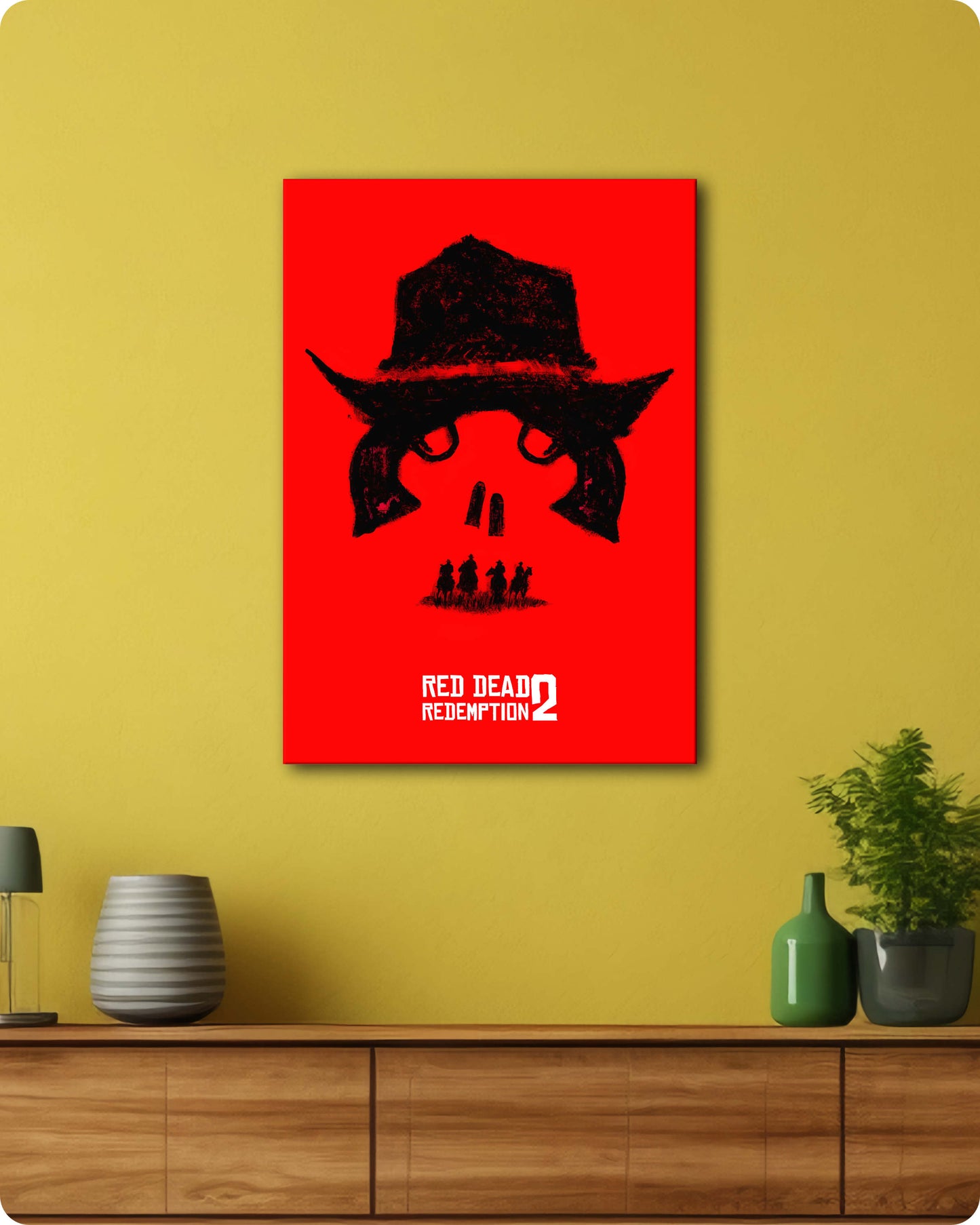 Red Dead Redemption 2 Game Metal Poster