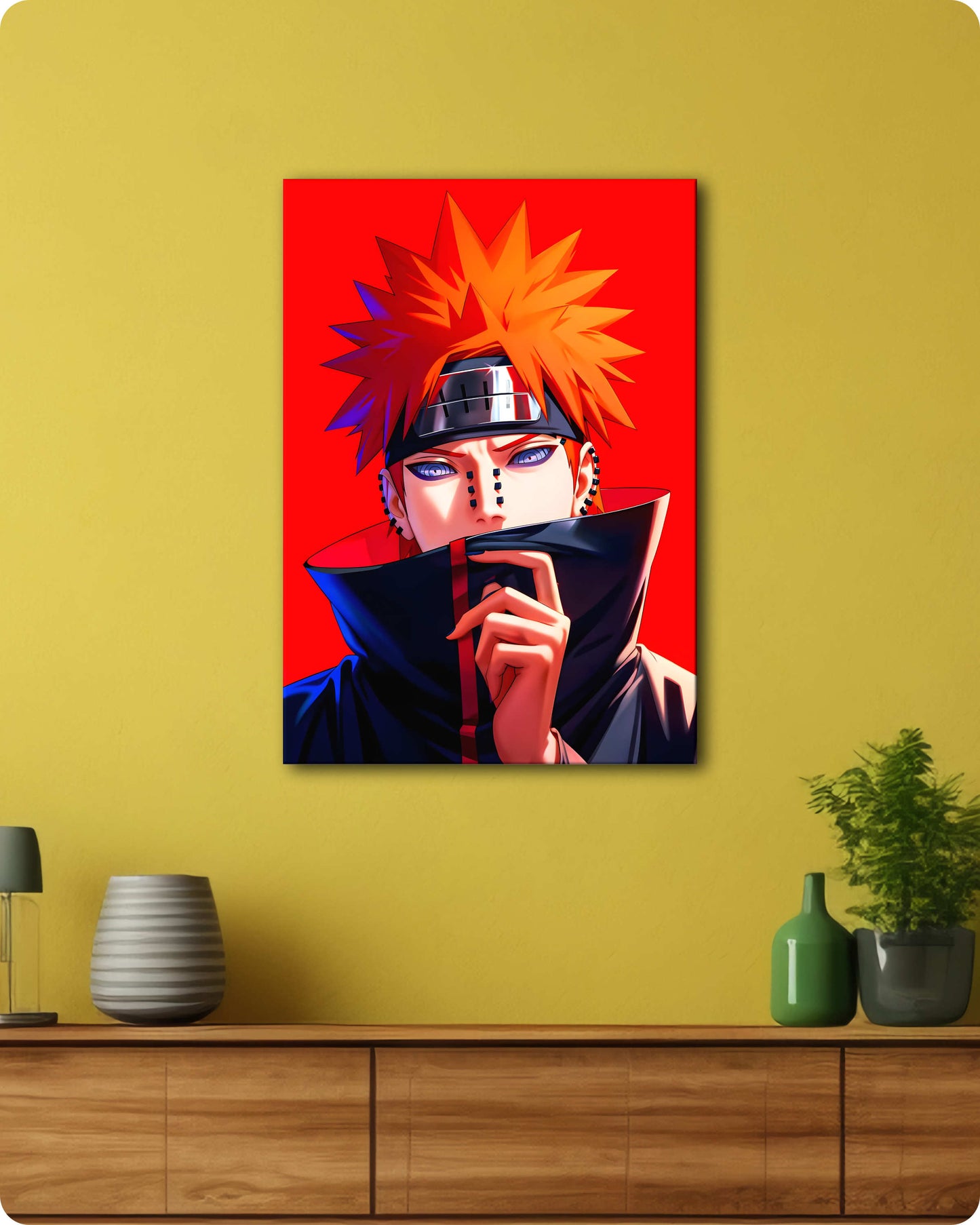Pain Almighty Push Metal Poster – Naruto Anime