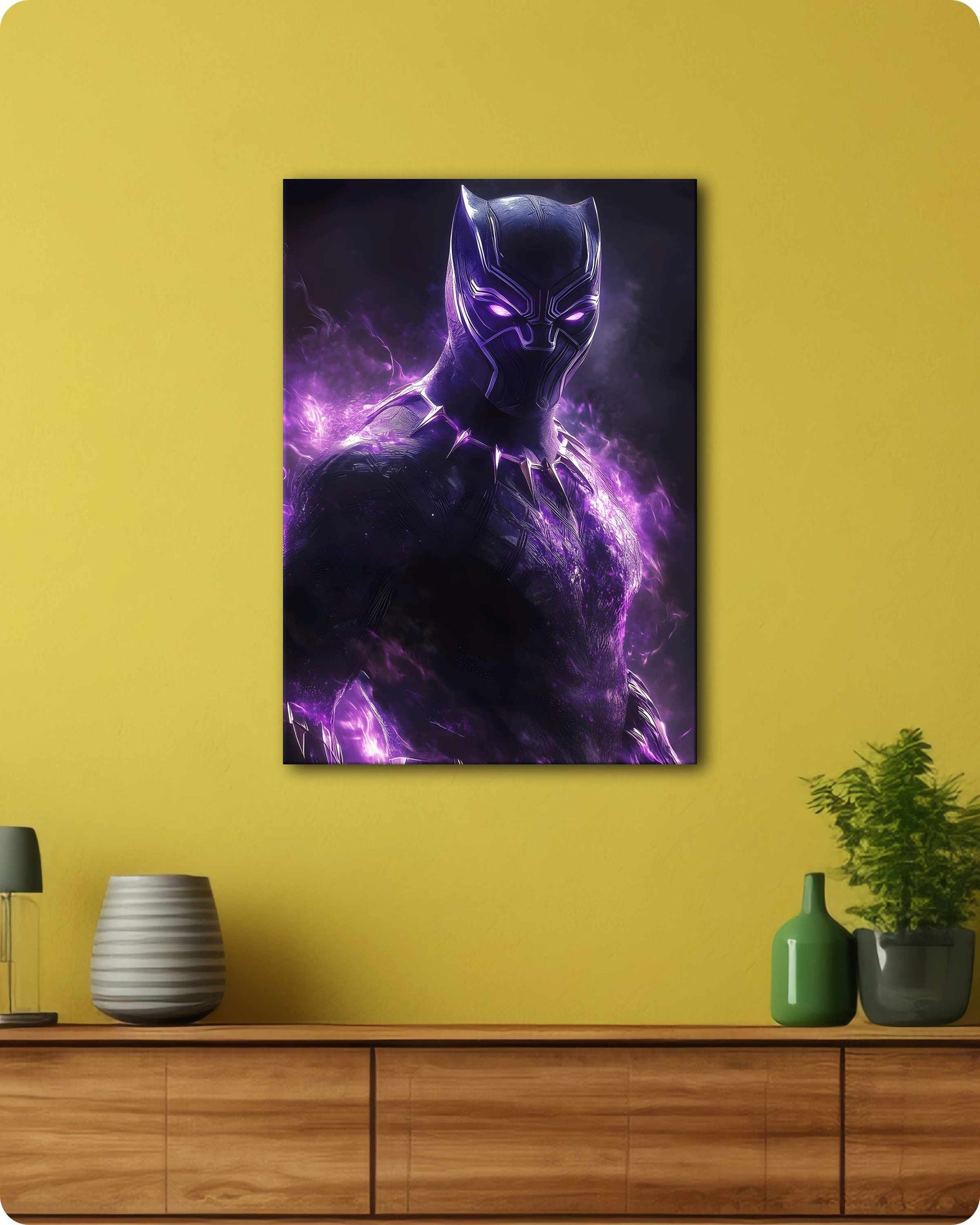Black Panther Metal Poster – Marvel Superhero