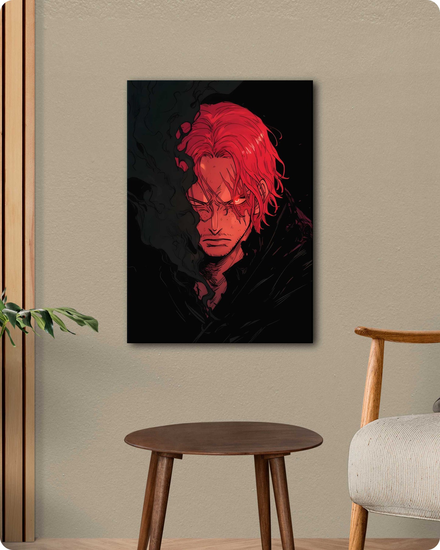 One Piece Shanks Metal Poster – Yonko of the Sea