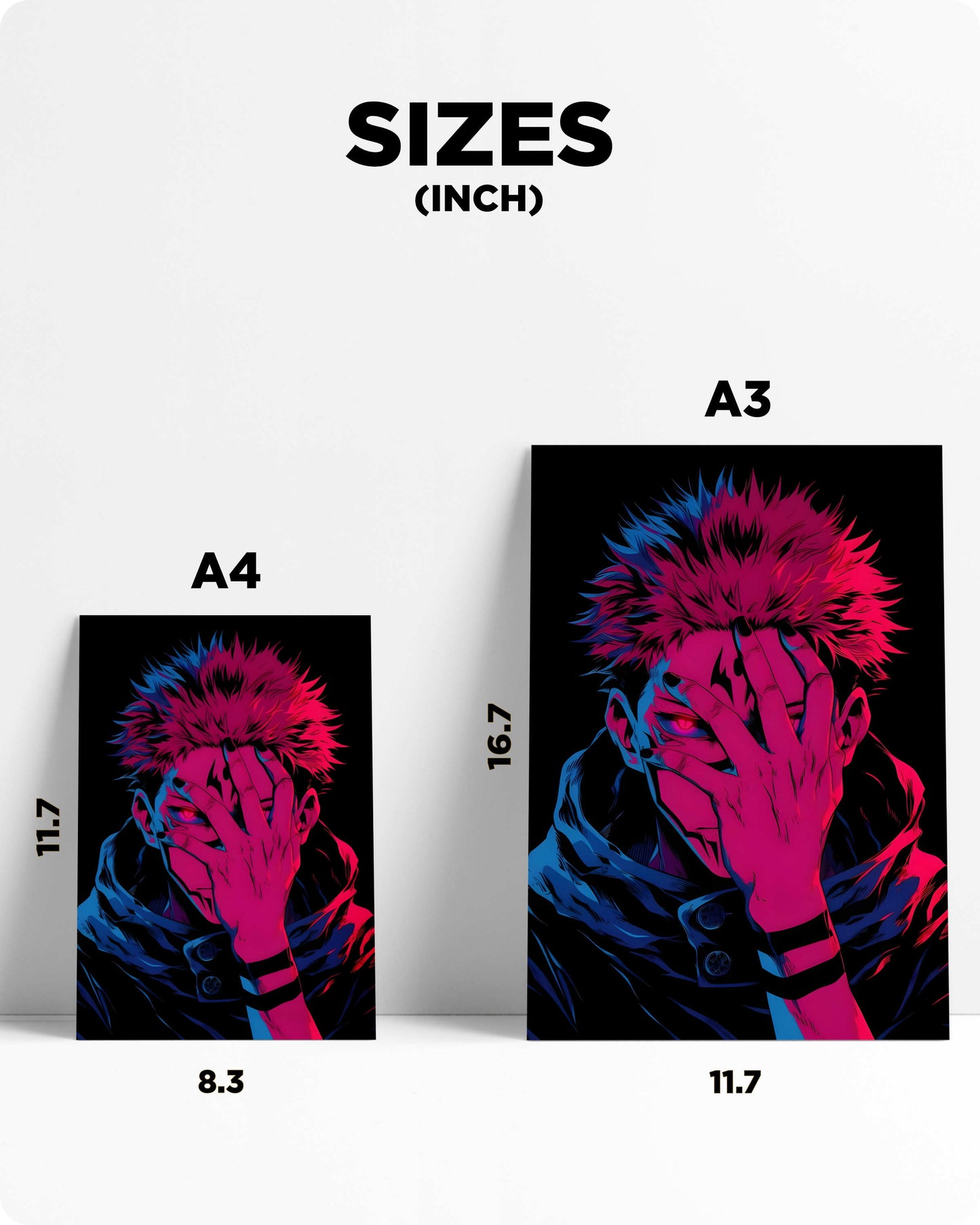 Jujutsu Kaisen Sukuna Metal Poster