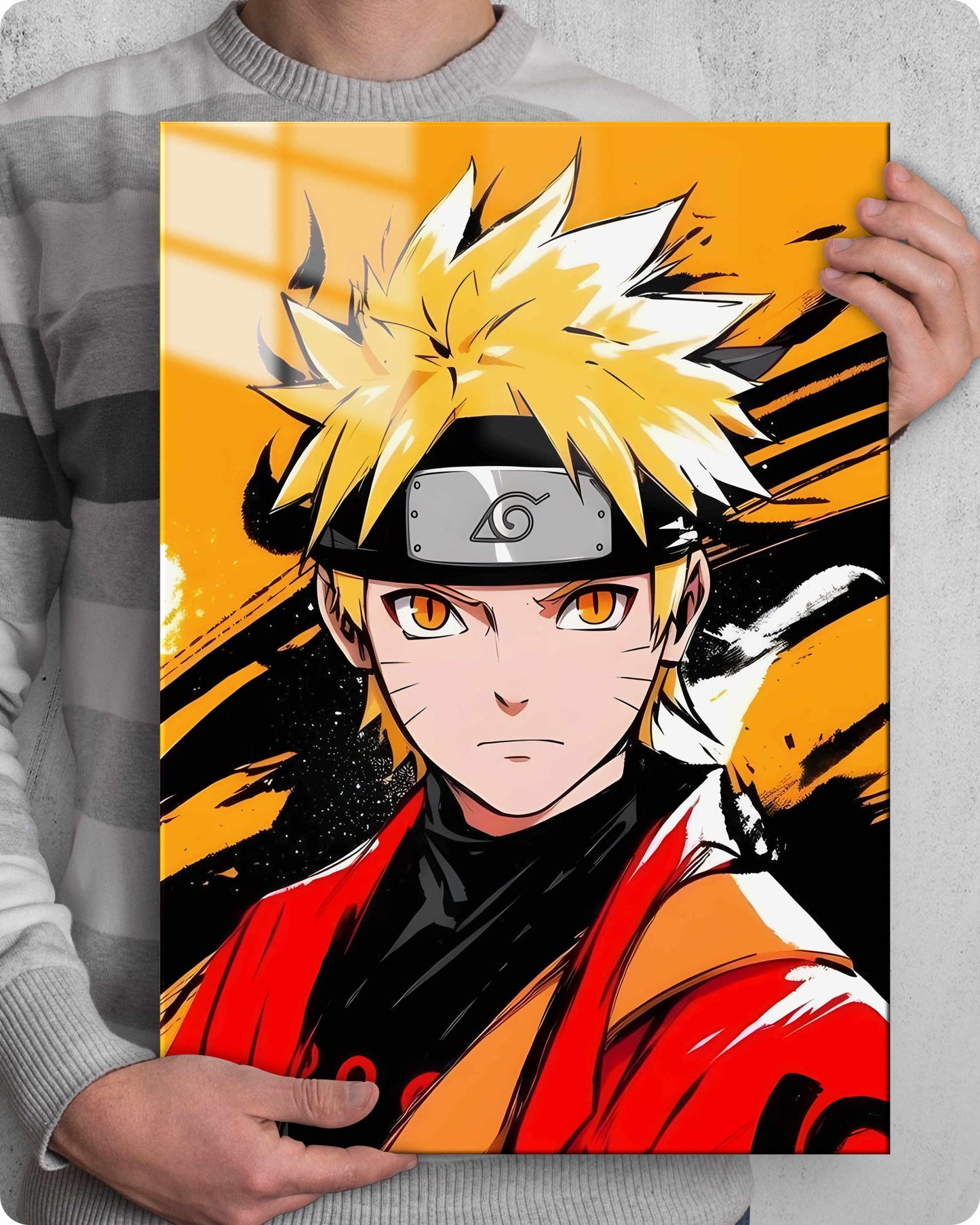 Naruto Uzumaki Sage Mode Metal Poster