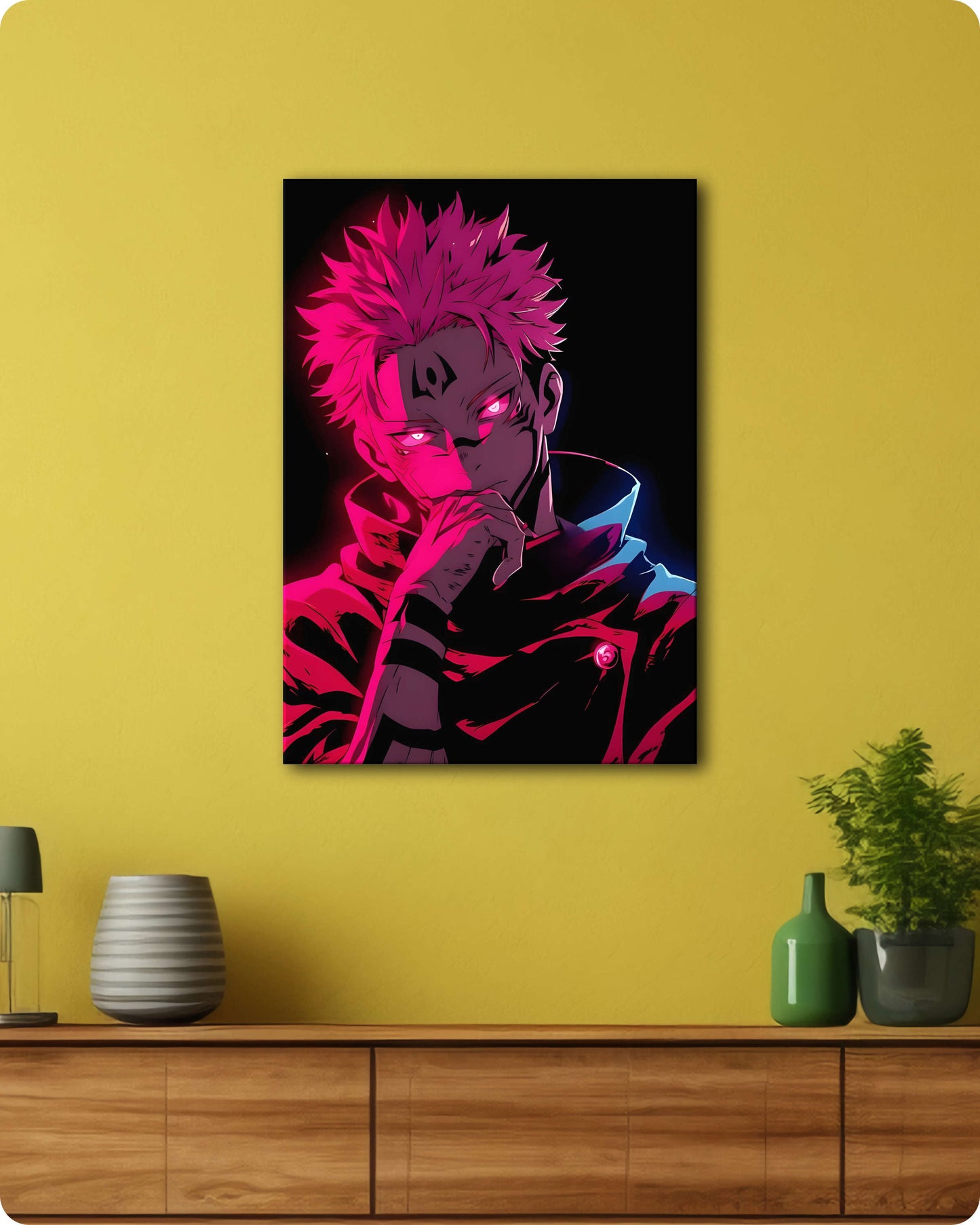 Jujutsu Kaisen Sukuna Metal Poster - King of Curse