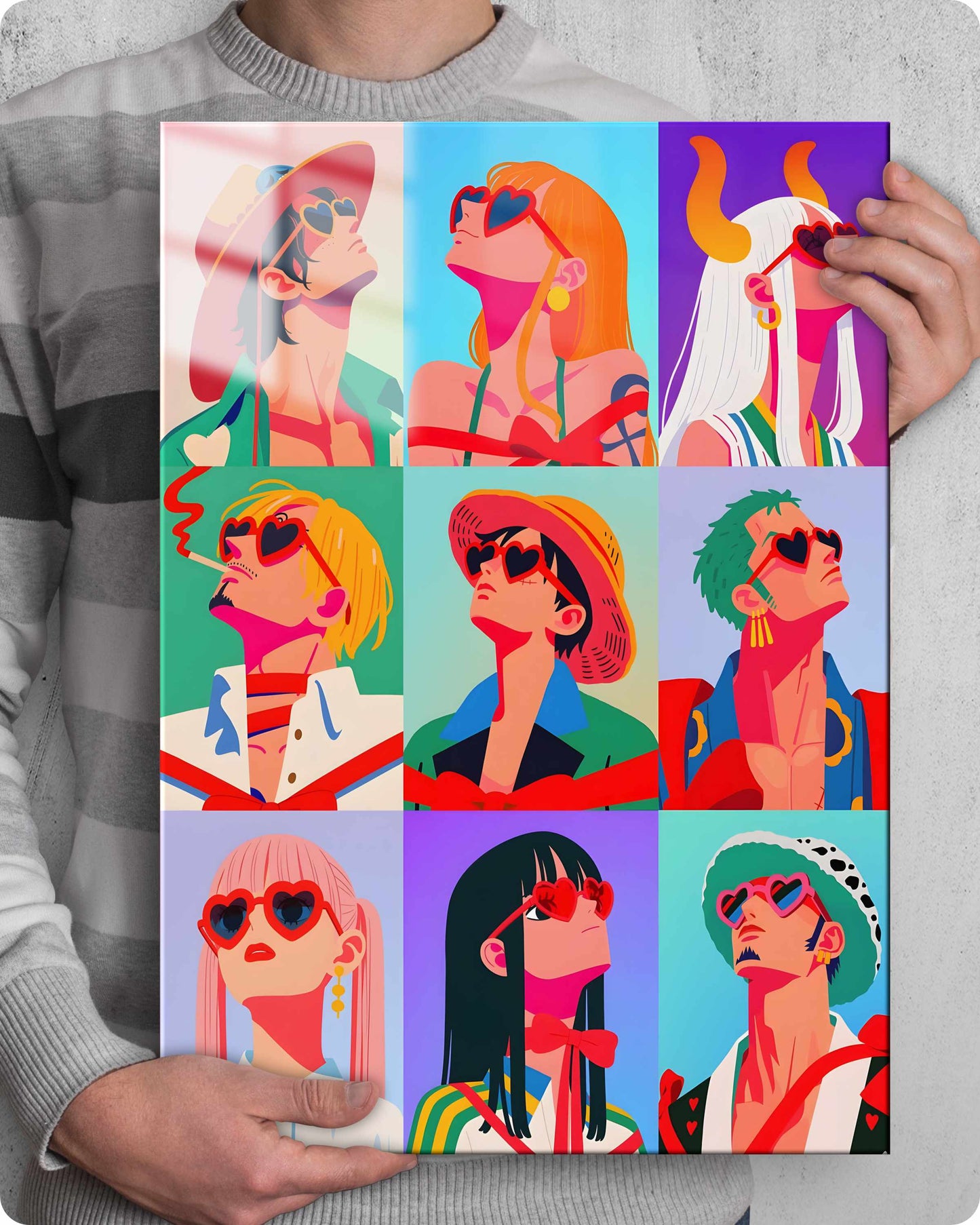 One Piece Epic Character Metal Poster