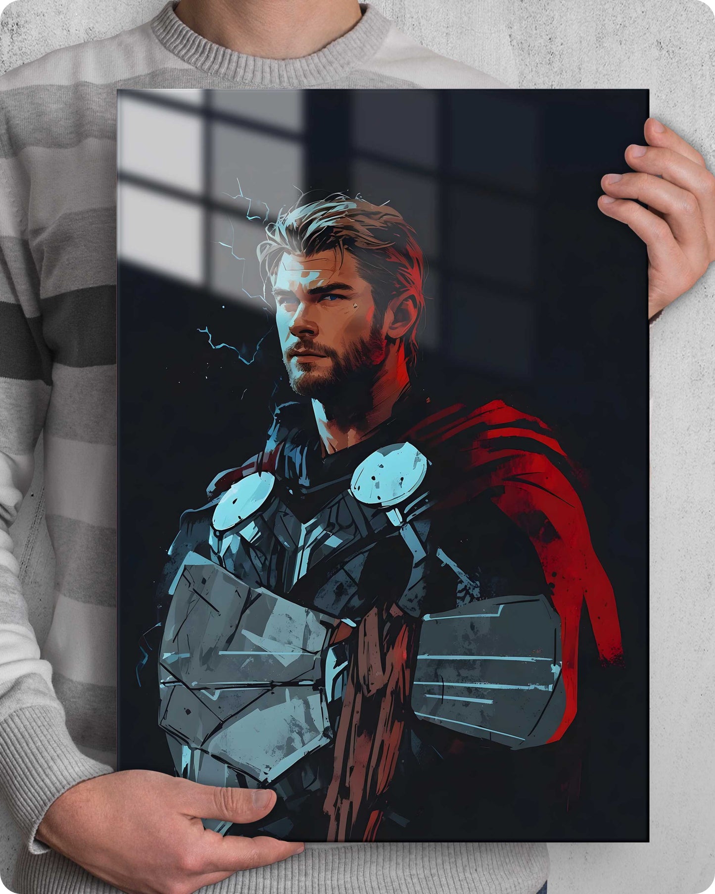 Thor Stormbreaker Metal Poster – Marvel Superhero