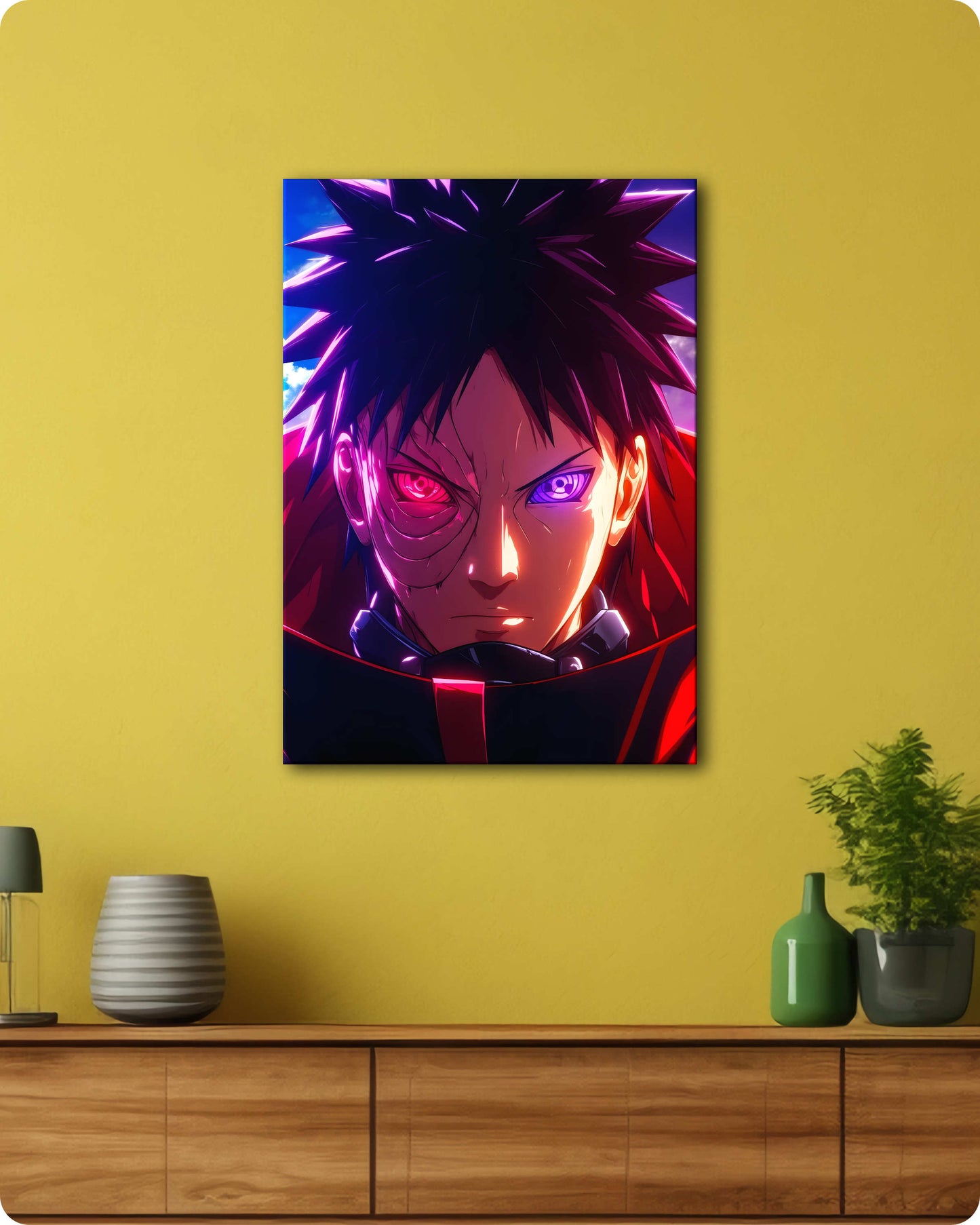 Obito Uchiha Metal Poster – Naruto Anime