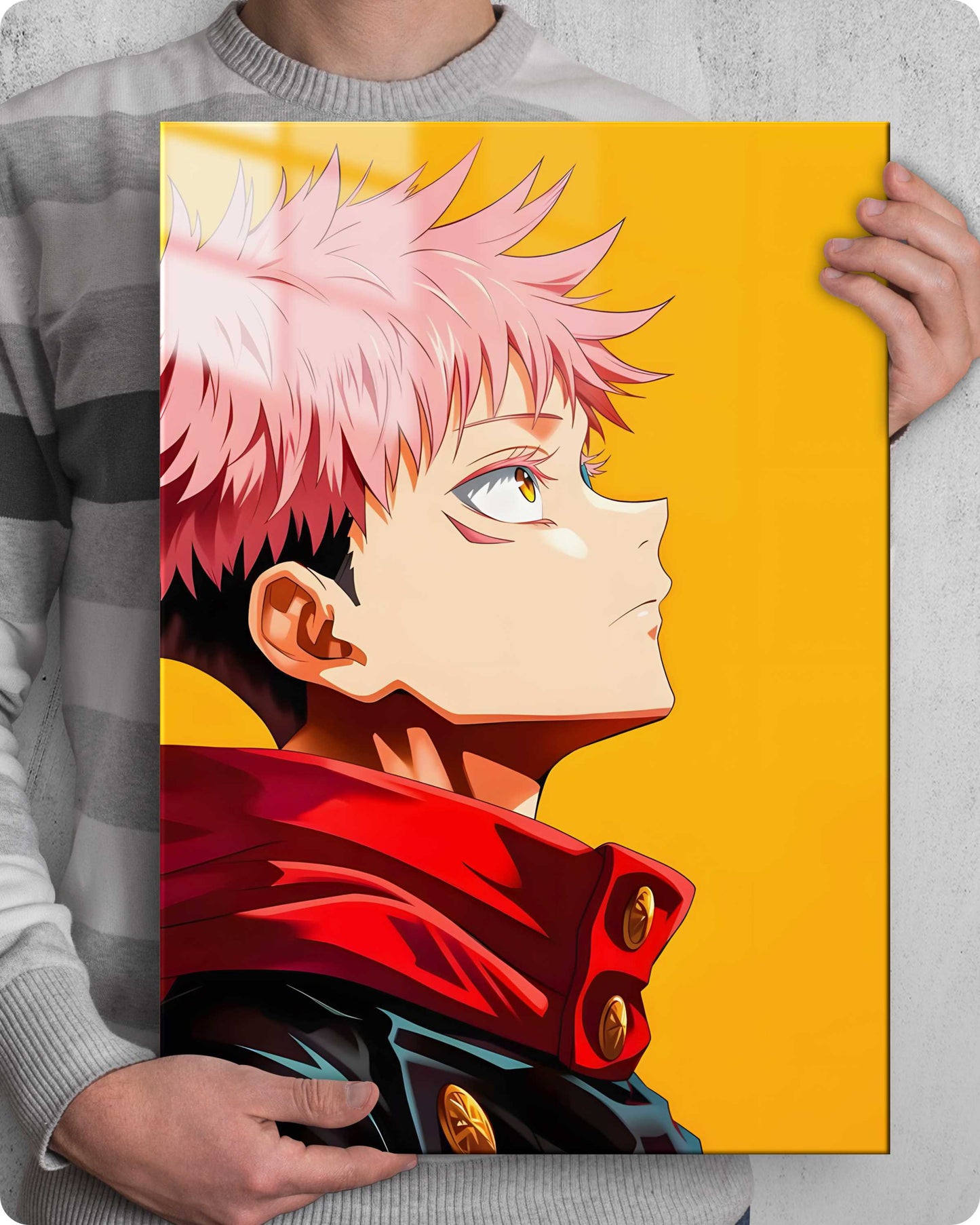 Jujutsu Kaisen Itadori Metal Poster